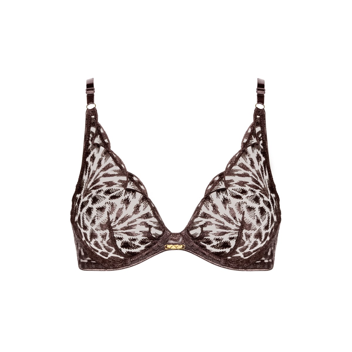 Soutien-gorge Triangle avec armatures Crazy In Love marron, AUBADE