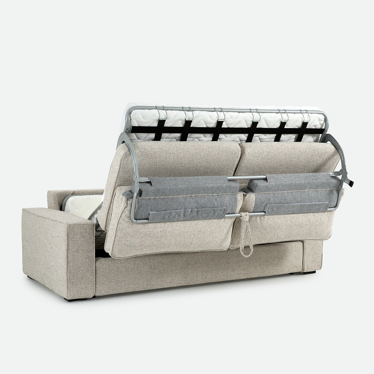 Canapé convertible 2, 3 ou 4 places, Premium HR, tissu texturé moucheté, CECILIA ecru/bleu, LA REDOUTE INTERIEURS