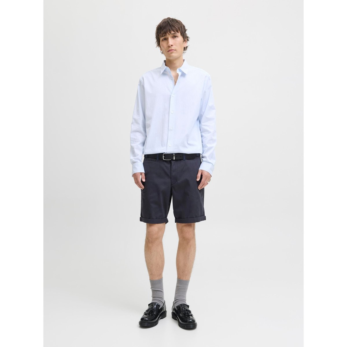 Short Chino navy blazer, JACK & JONES