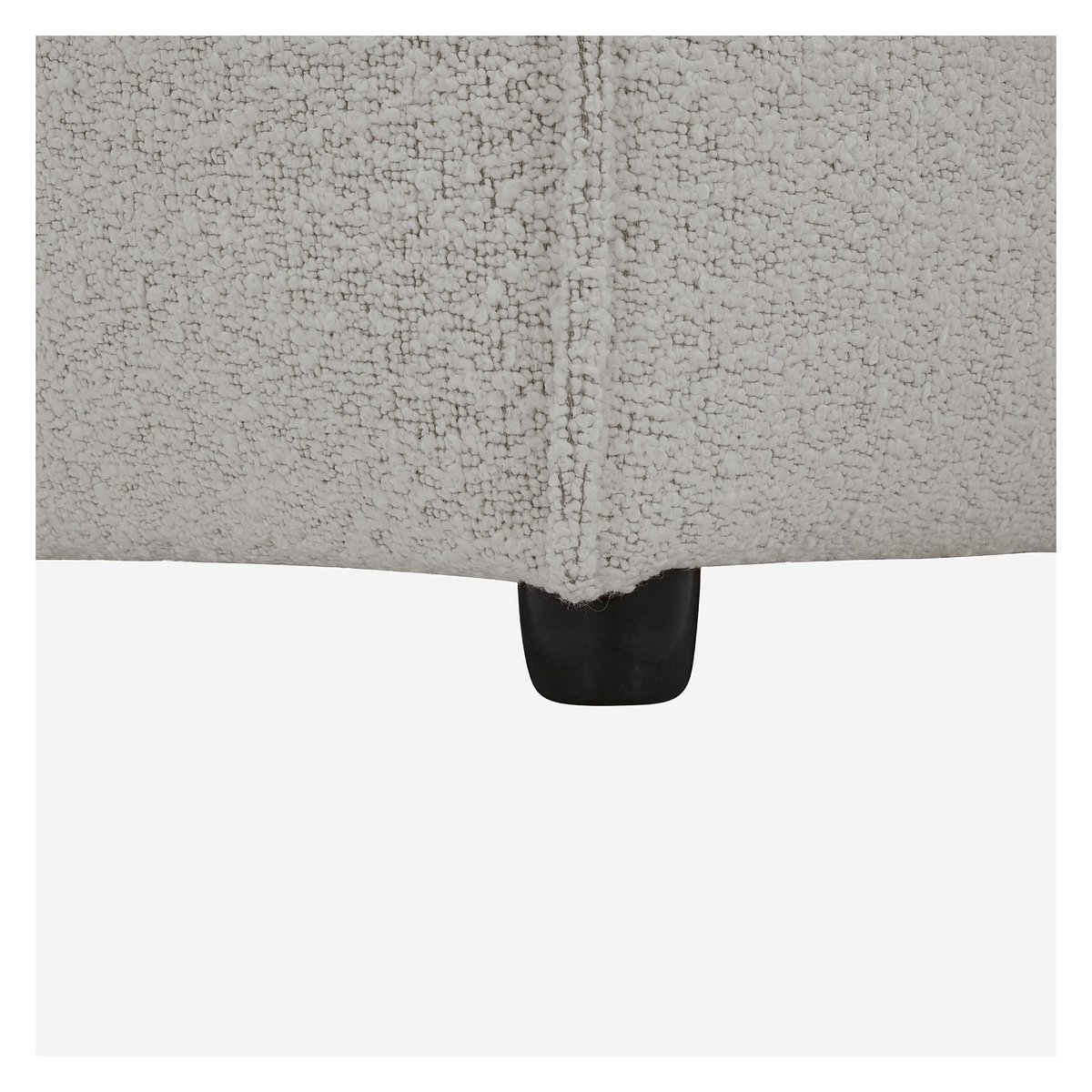 Canapé en tissu bouclette KUTI beige, HABITAT