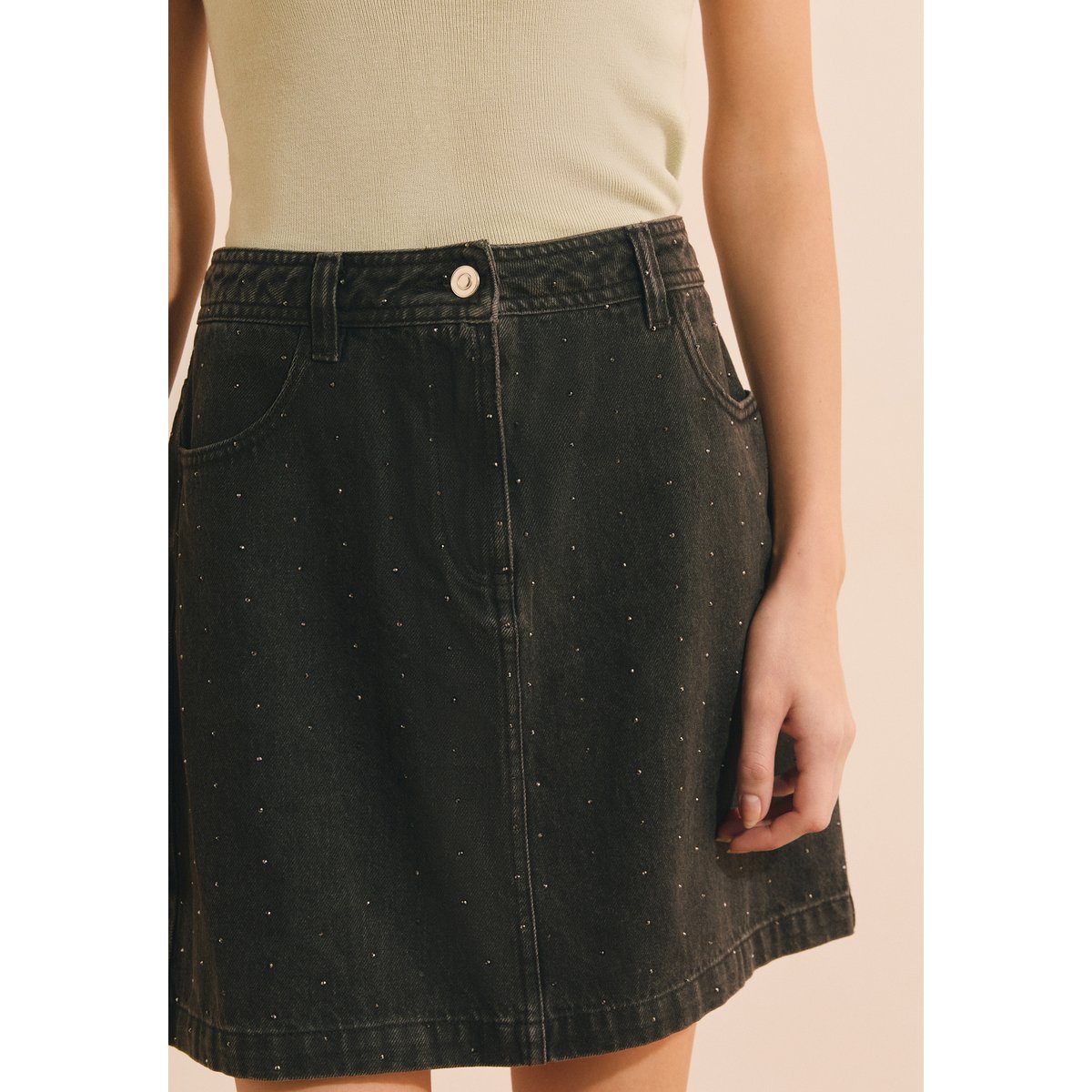 ETAM JUPE JOY GD - JUPE anthracite, ETAM