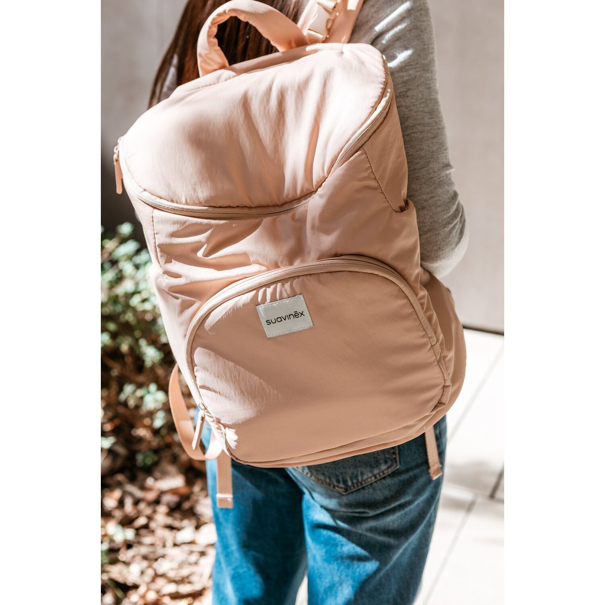 Sac à dos à langer rose, SUAVINEX