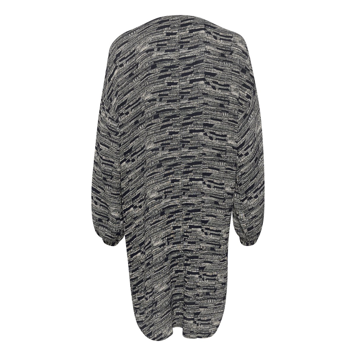 Dress bleu/blanc imprimé midnight/turtledove print, KAFFE