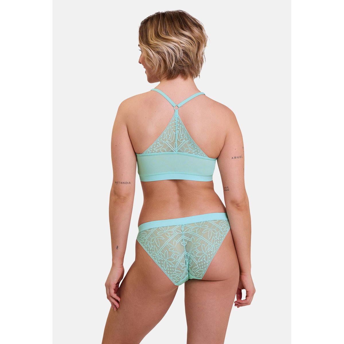 Brassière ZEN LIGHT DENTELLE turquoise pastel, BILLET DOUX