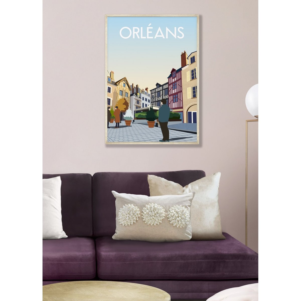 Affiche ville Orléans 3 blanc, L'AFFICHERIE