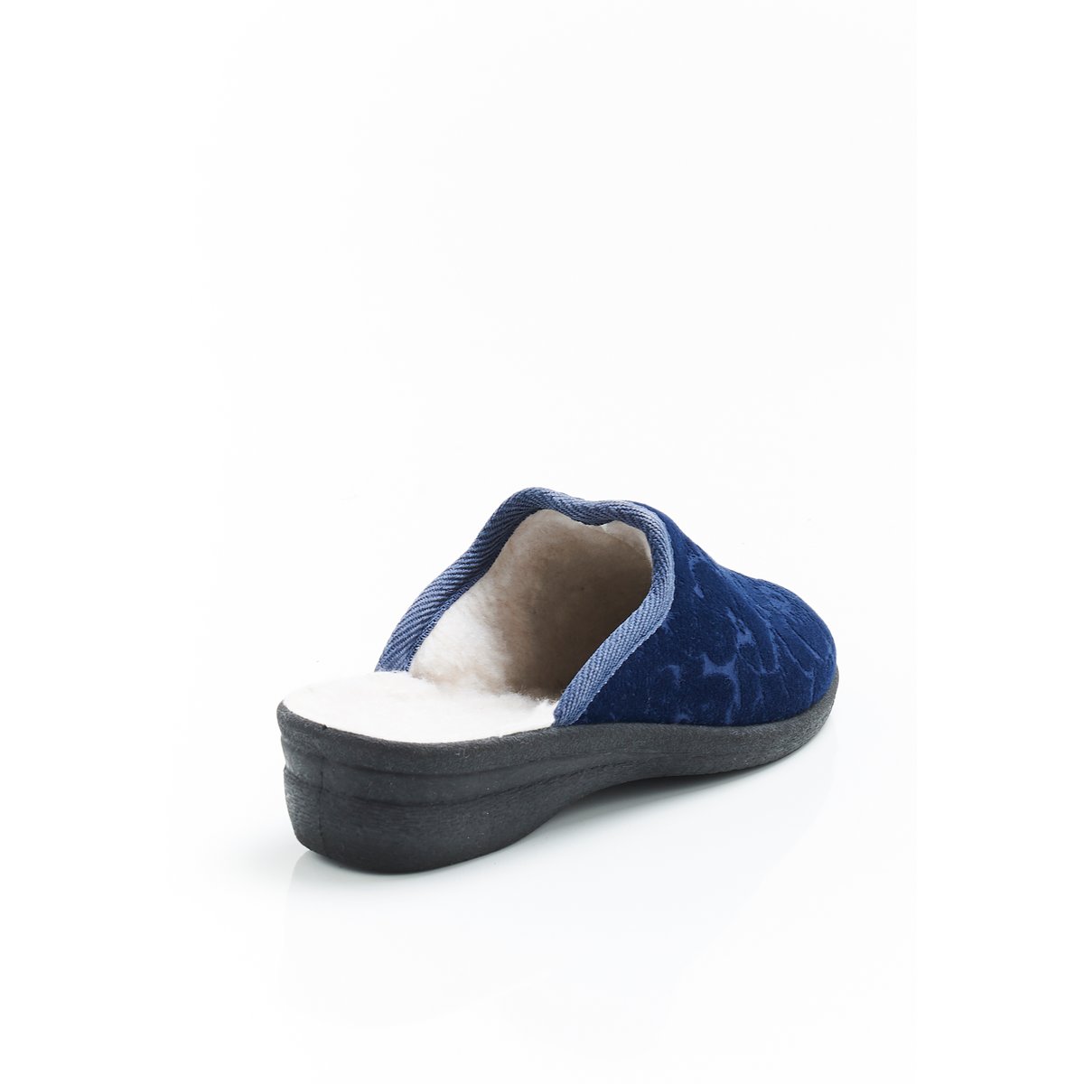 Mules Thermolactyl effet texturé bleu marine, DAMART