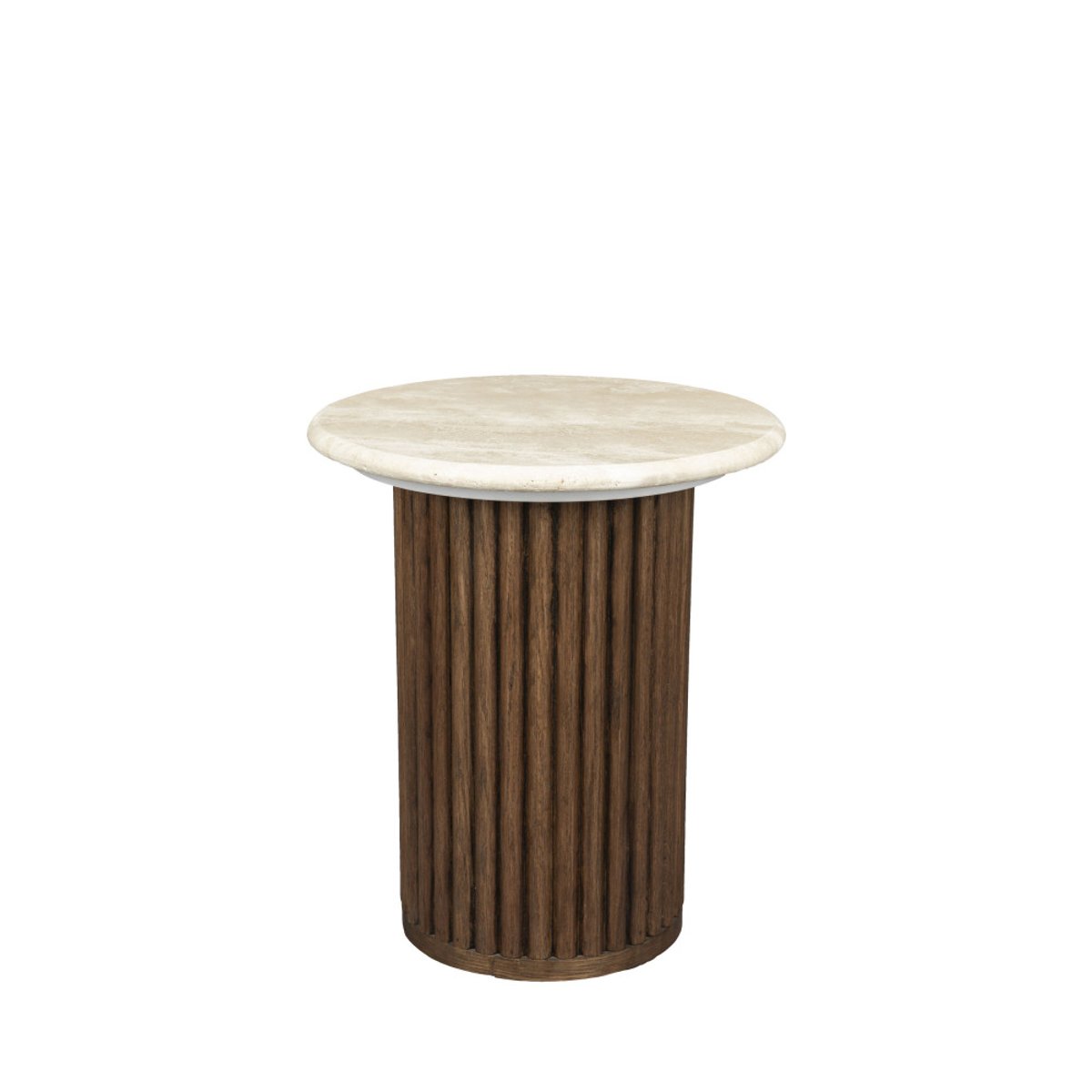 Table d'appoint ronde en bois ø35cm - Arda bois foncé, DUTCHBONE