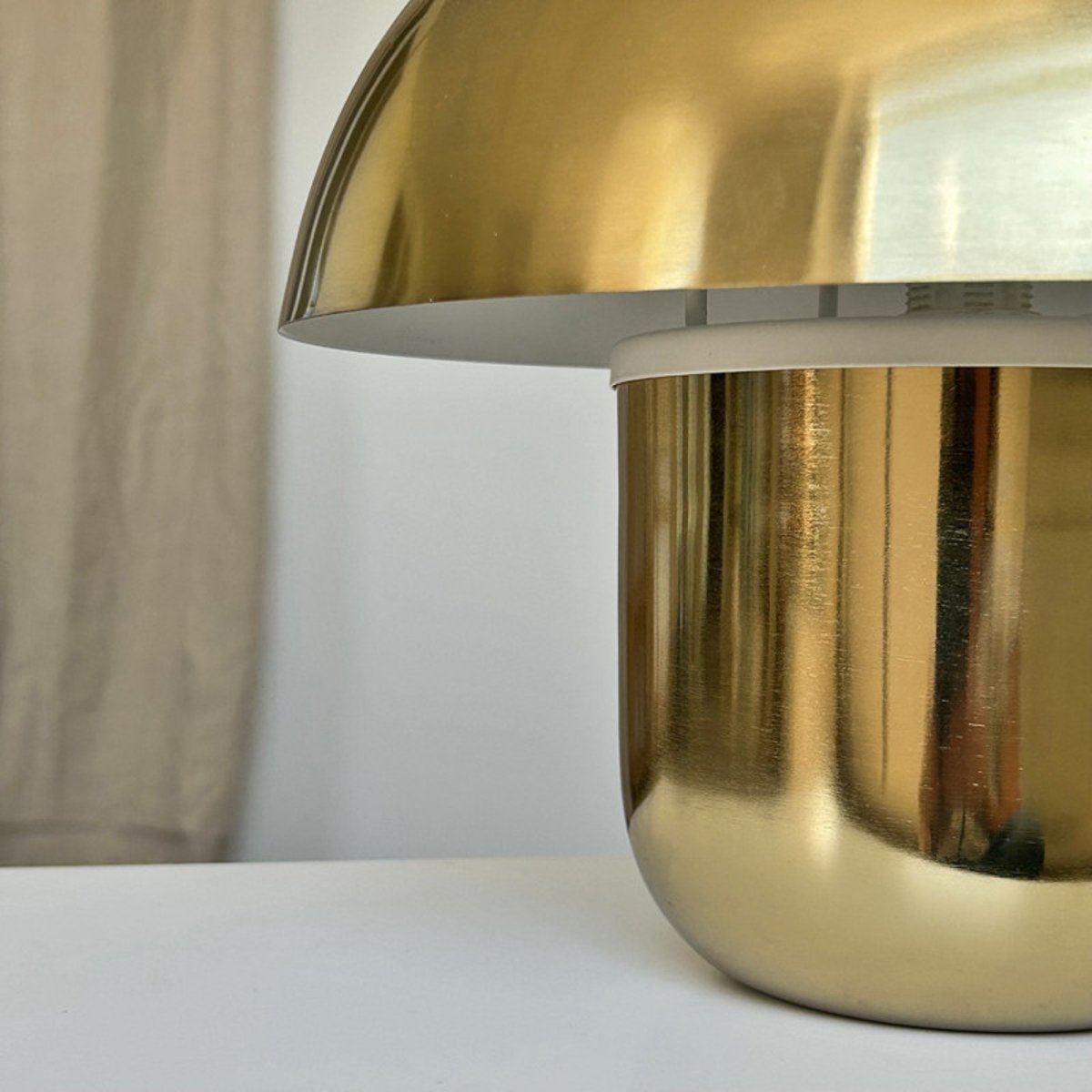 Lampe à poser champignon doré Champi doré, MILLUMINE