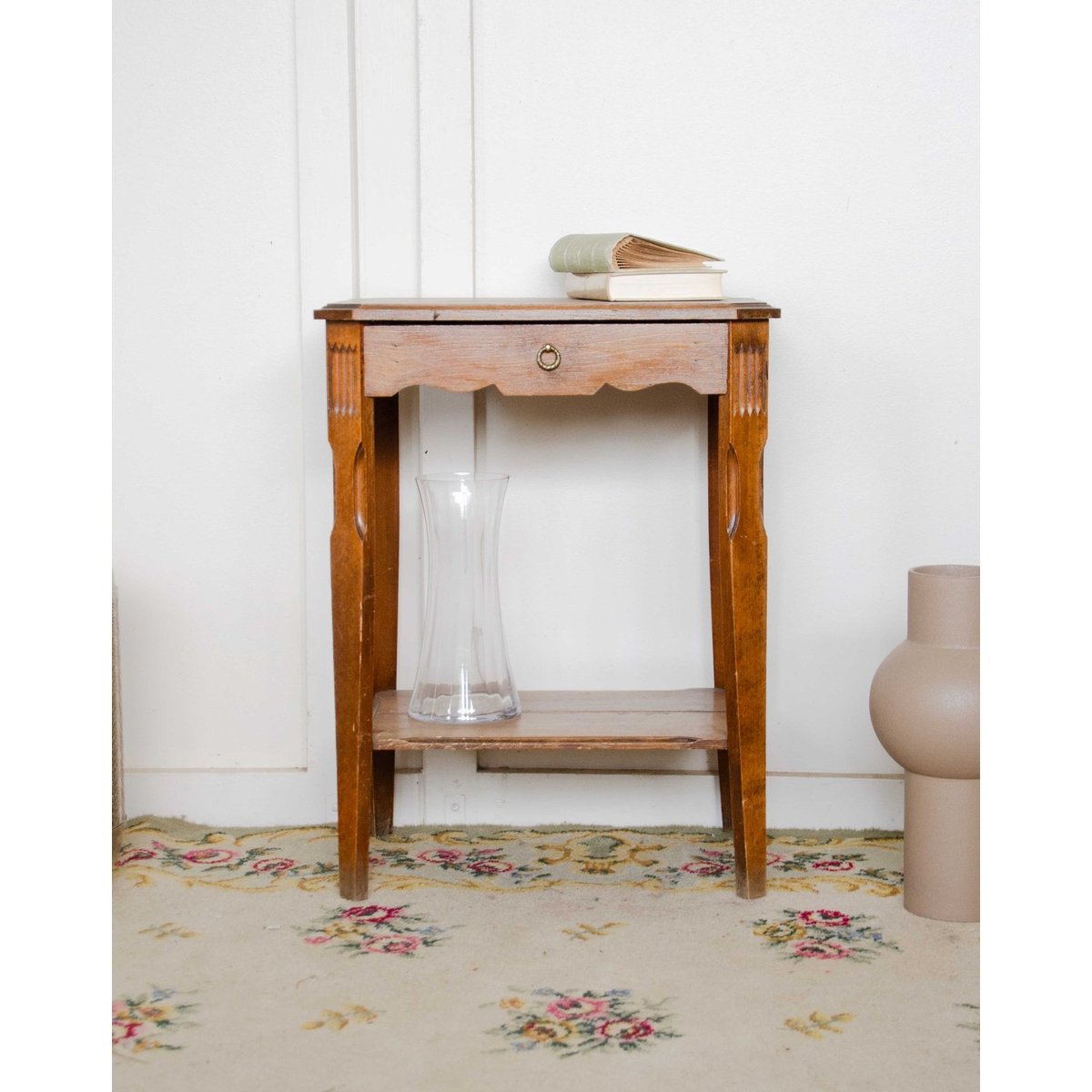 Console en bois Francine N°997 - Bon état marron, DEBONGOUT