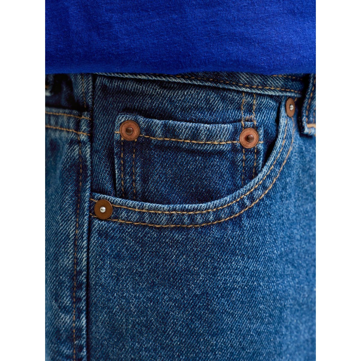 Short En Denim blue denim, JACK & JONES JUNIOR