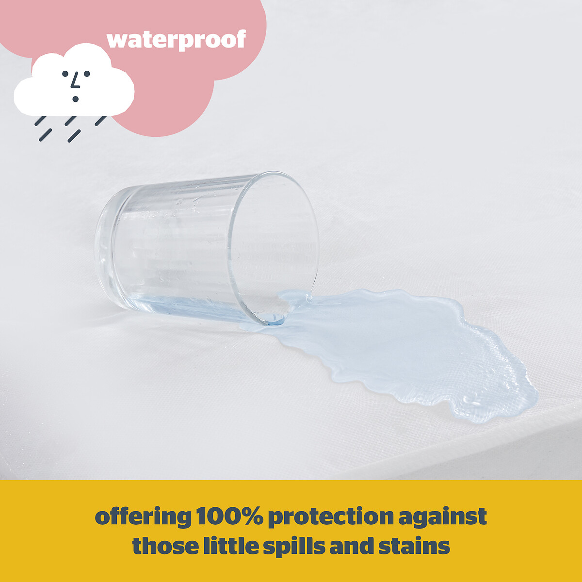 Healthy Growth Waterproof Mattress Protector white, SILENTNIGHT