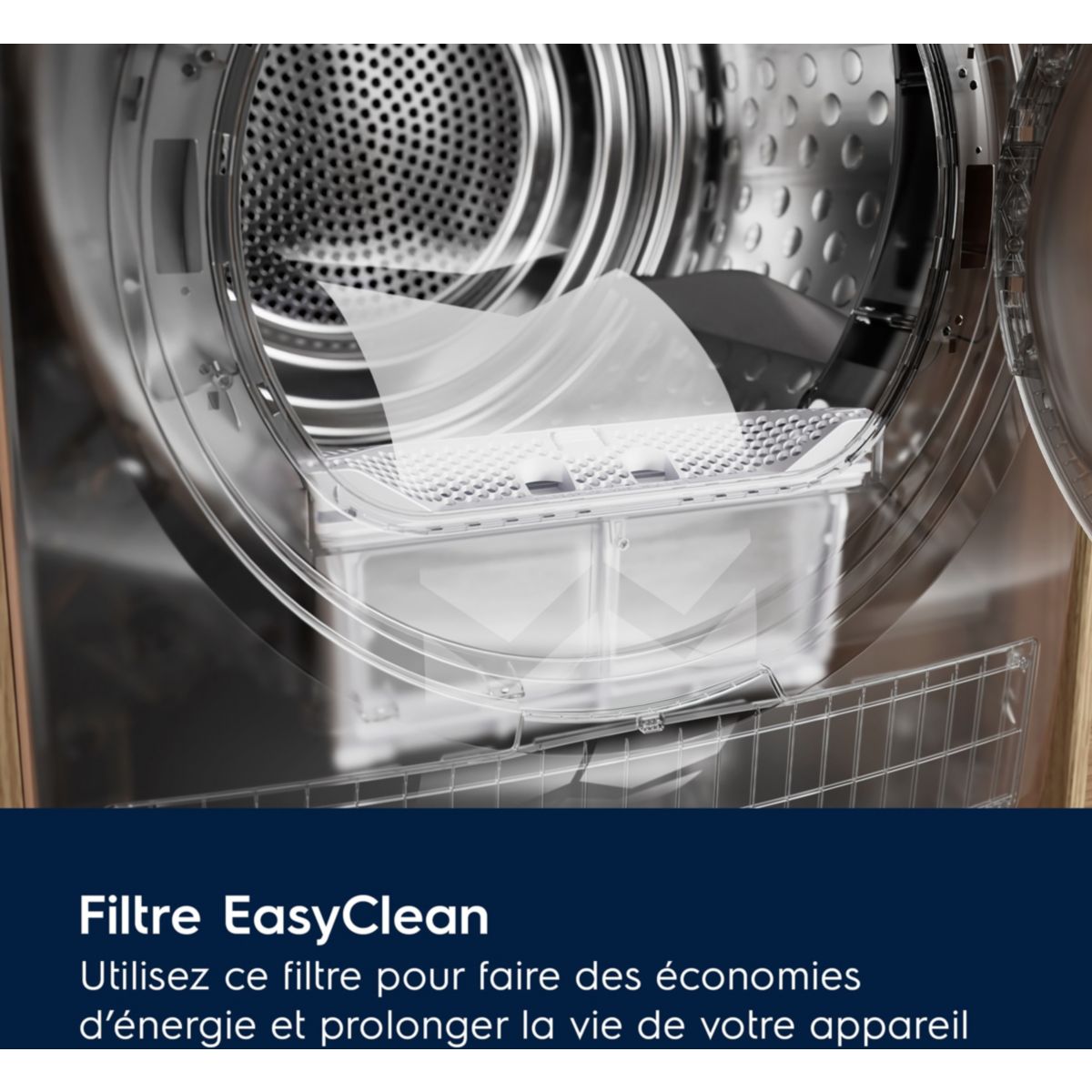 Sèche linge pompe à chaleur EW6HI6184DB couleur unique, ELECTROLUX