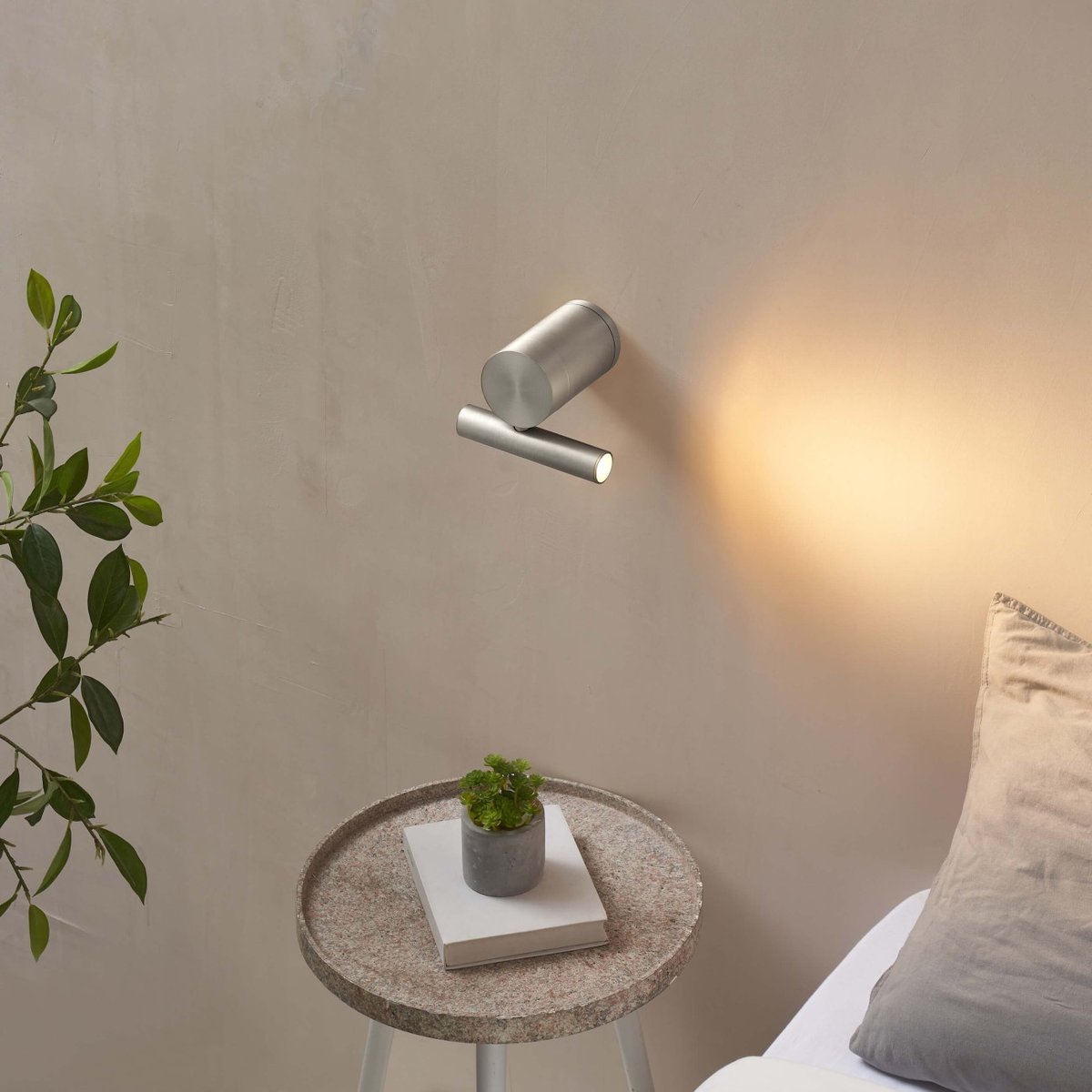 Applique liseuse chromée dimmable LED - ISÉVIA argenté / chromé, KOSILUM
