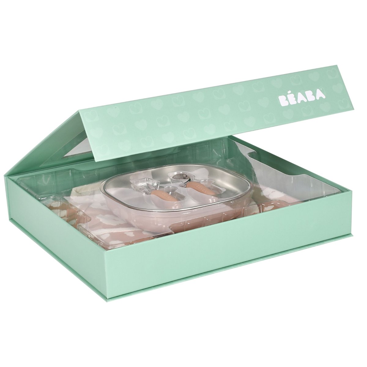 Mon premier coffret repas rose épanouie, BEABA