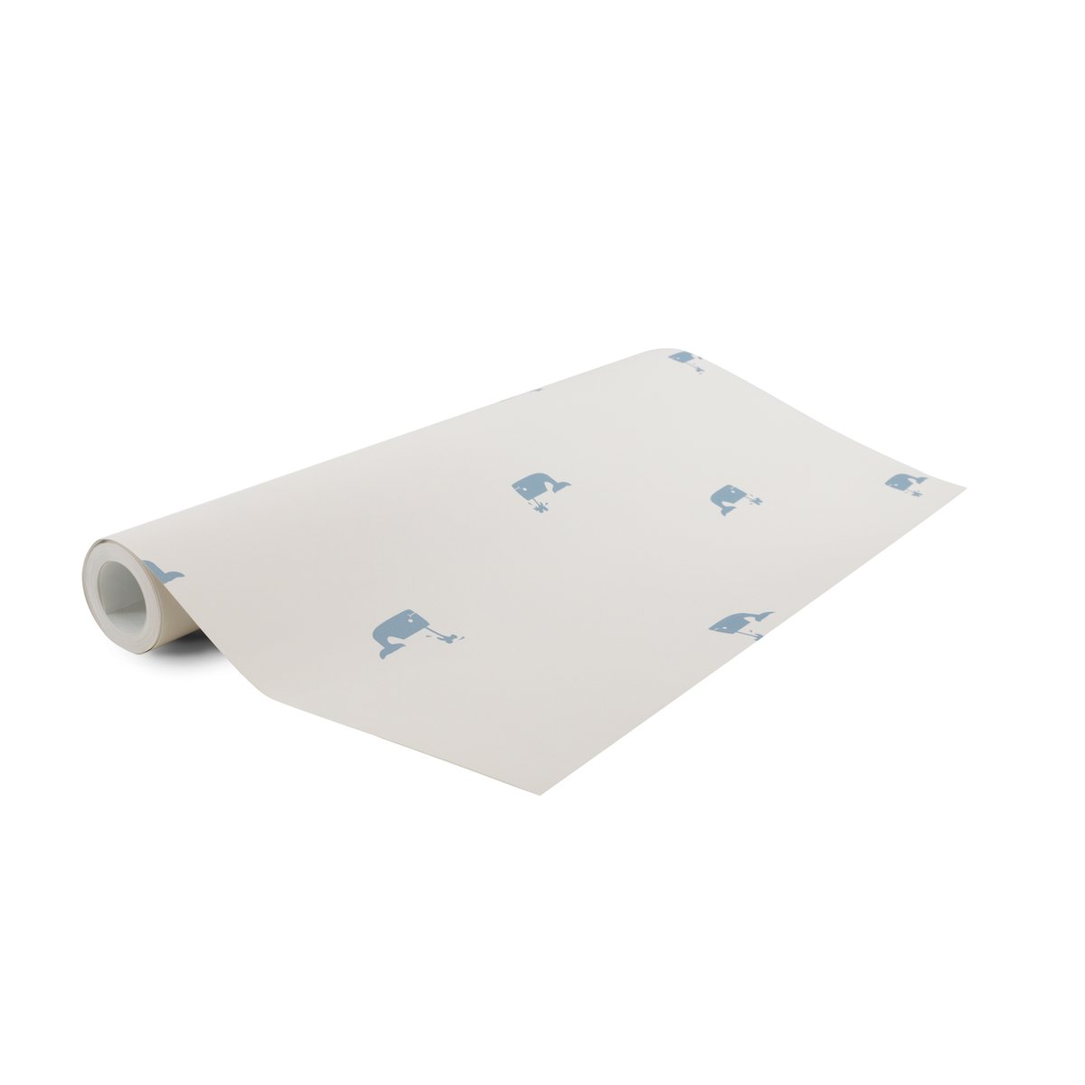 Papier peint bébé baleine clair blanc cassé, beige, SUPERFRESCO EASY