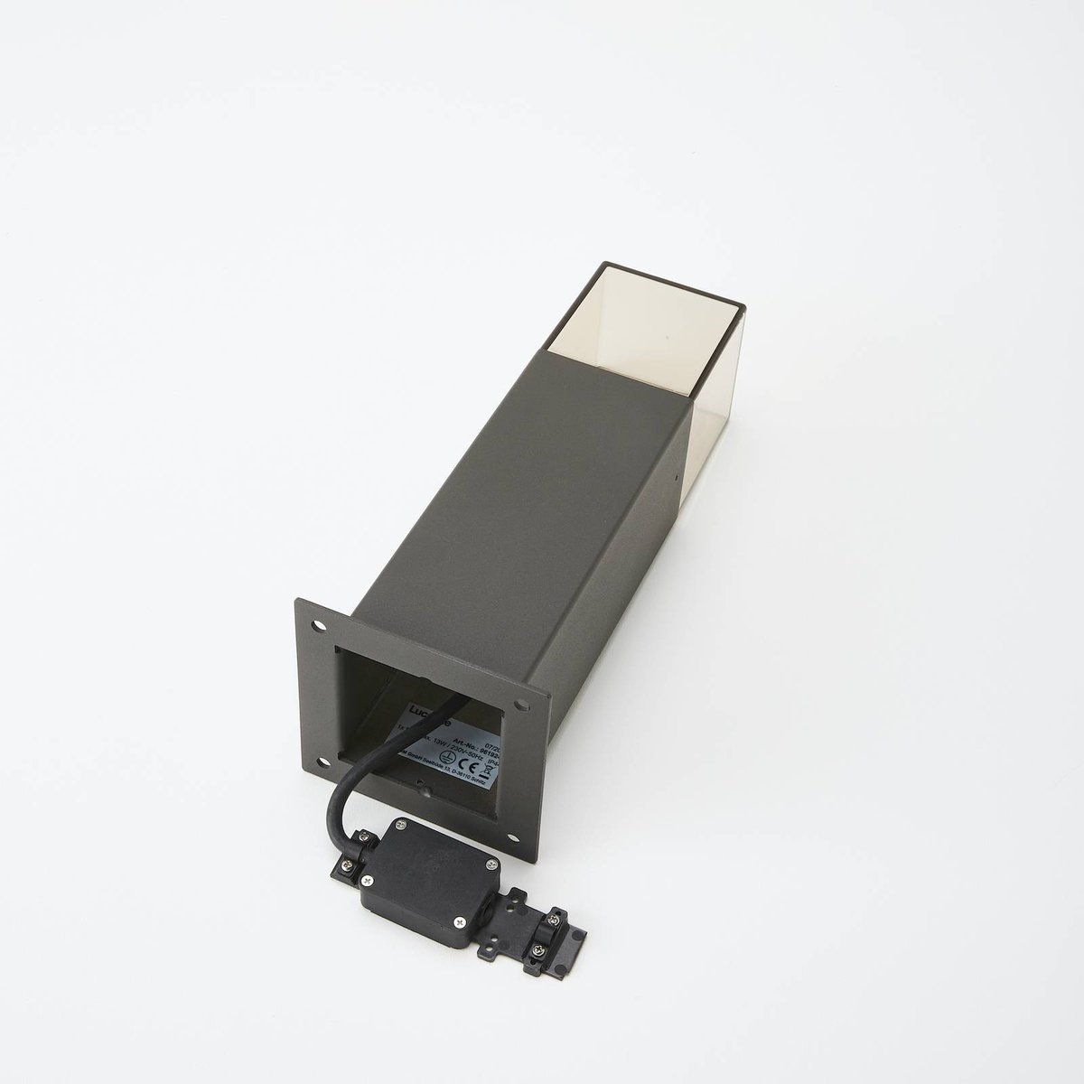 Luminaire extérieur en aluminium moderne gris graphite, LUCANDE