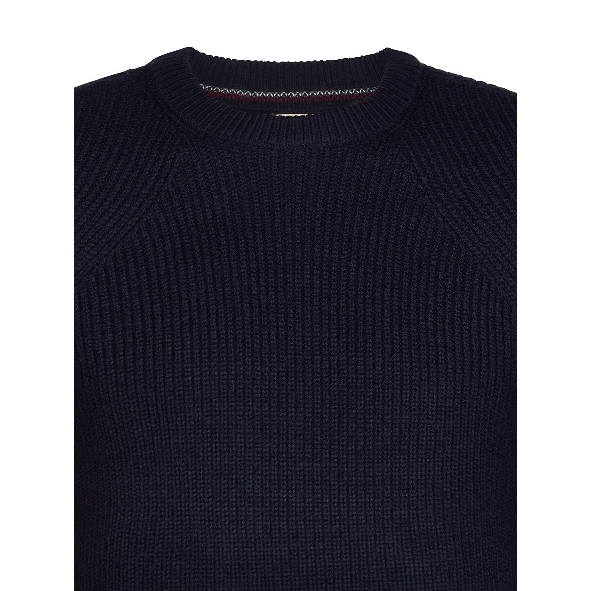 Pull col rond en fine maille bleu marine, PETROL INDUSTRIES