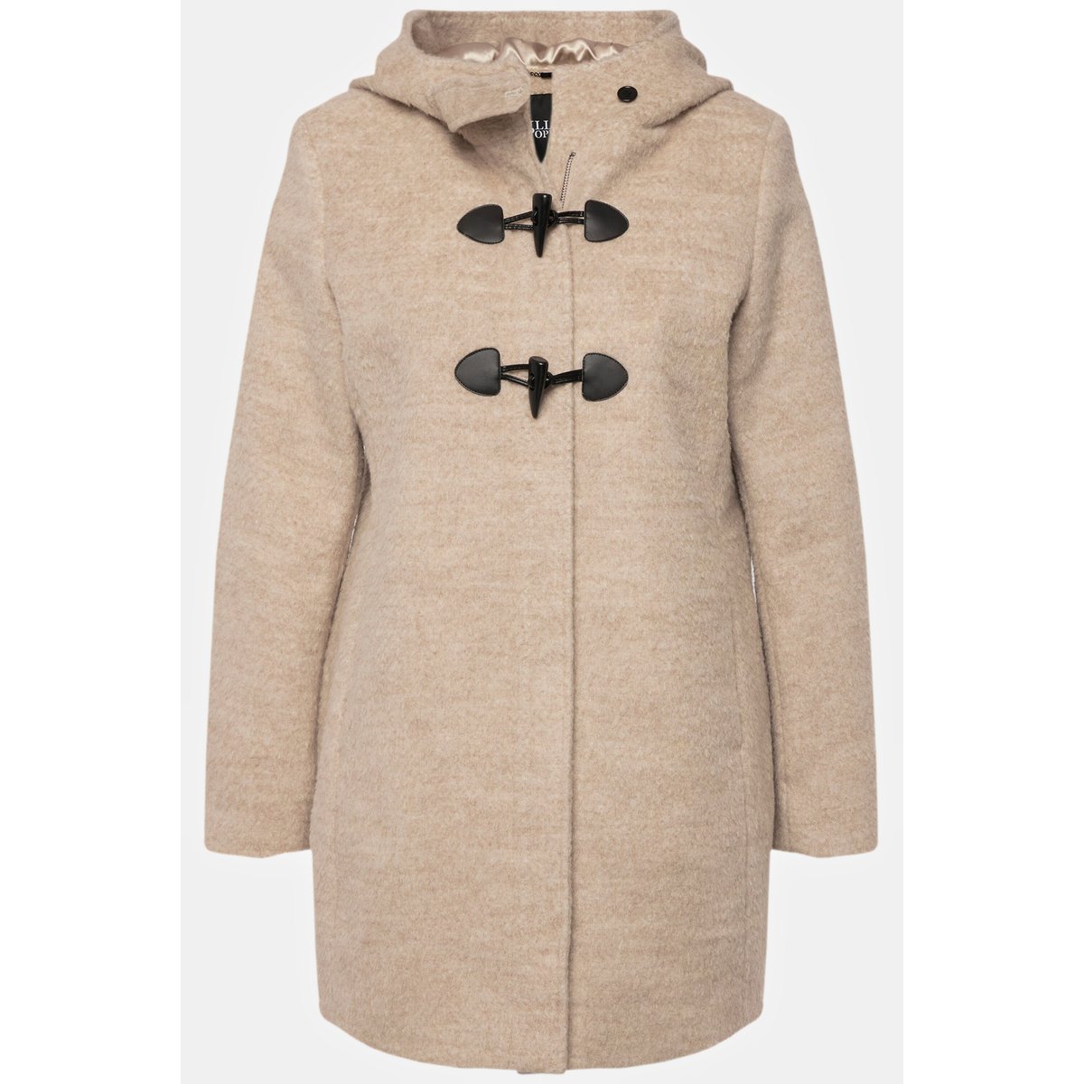 Duffle-coat en laine mélangée mastic foncé, ULLA POPKEN