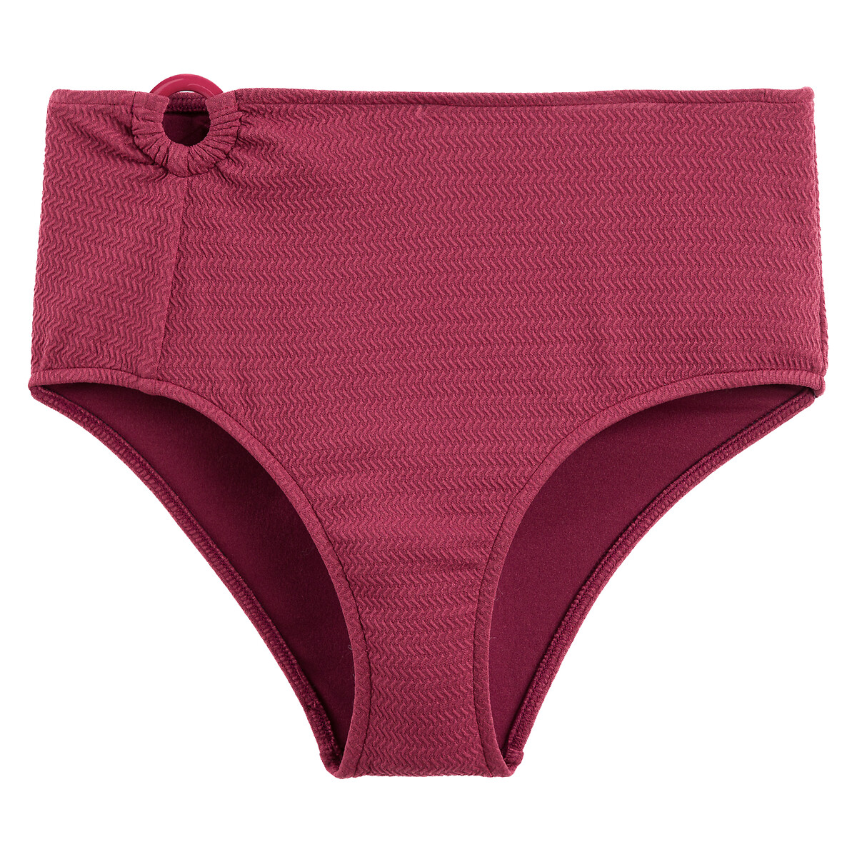 High Waist Bikini Bottoms burgundy, ANJA PARIS X LA REDOUTE COLLECTIONS