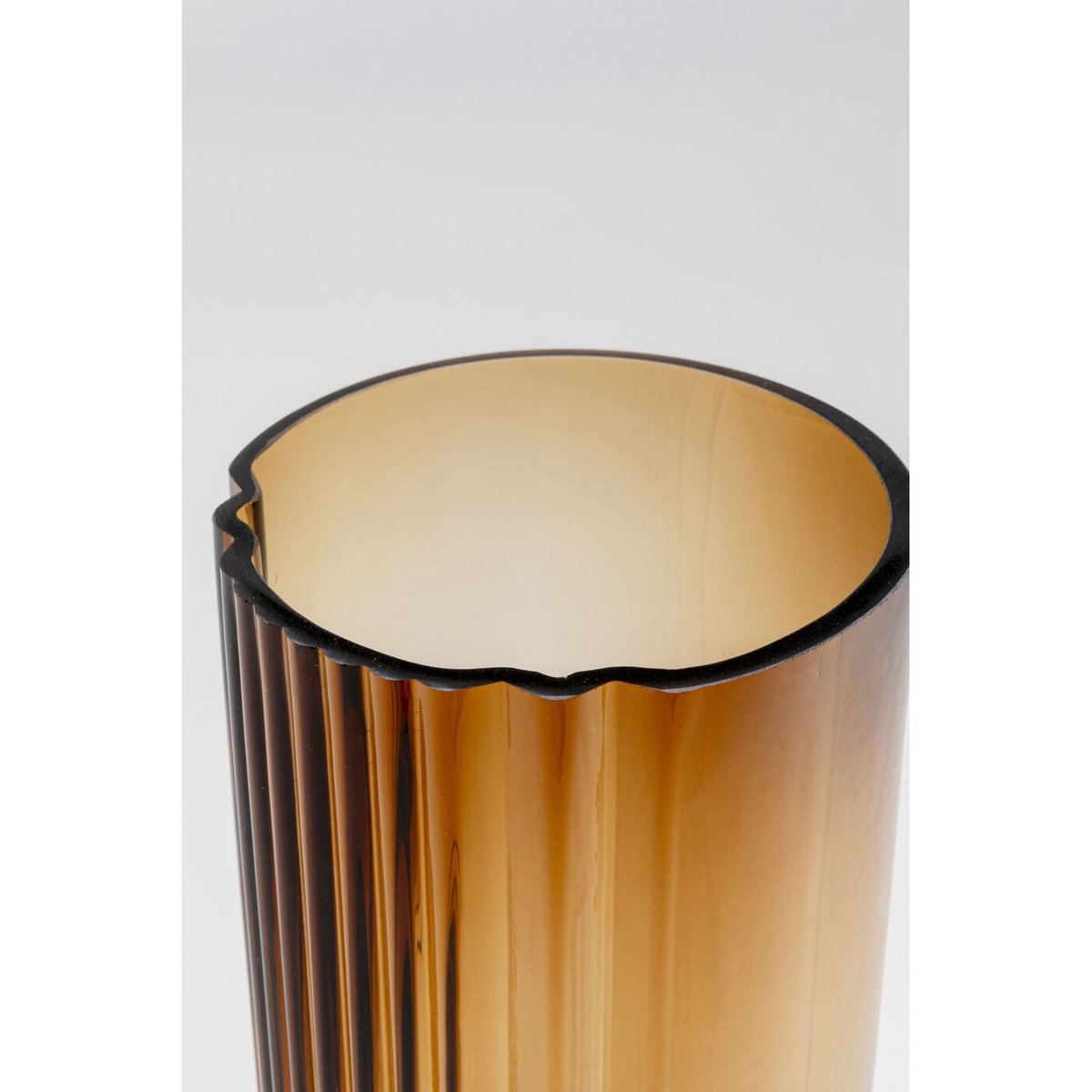 Vase en verre, DAPHNE marron, KARE DESIGN
