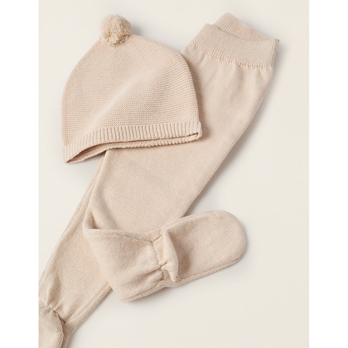 Ensemble de Maille 3 Pièces beige clair, ZIPPY