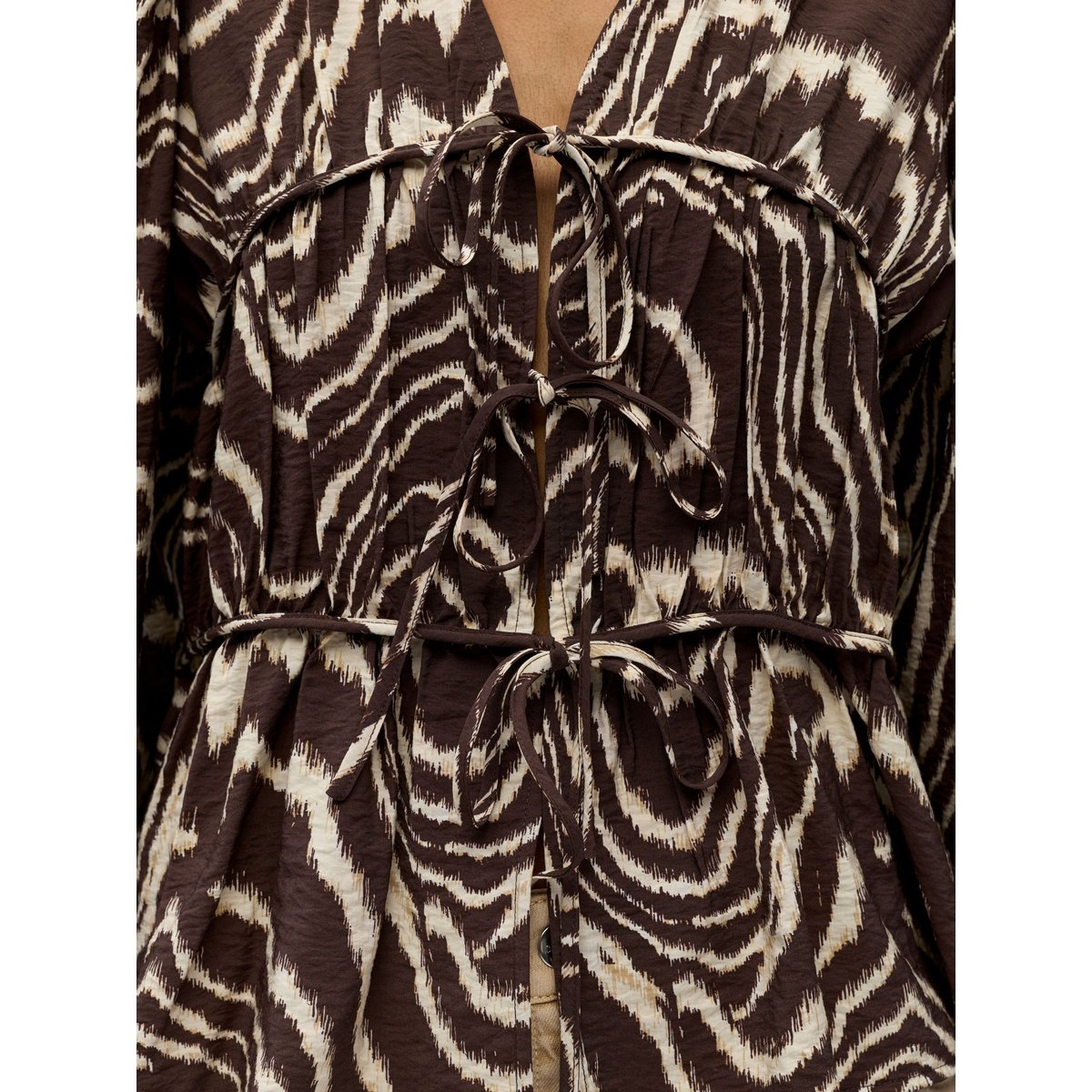 Blouse marron - seal brown1, OBJECT