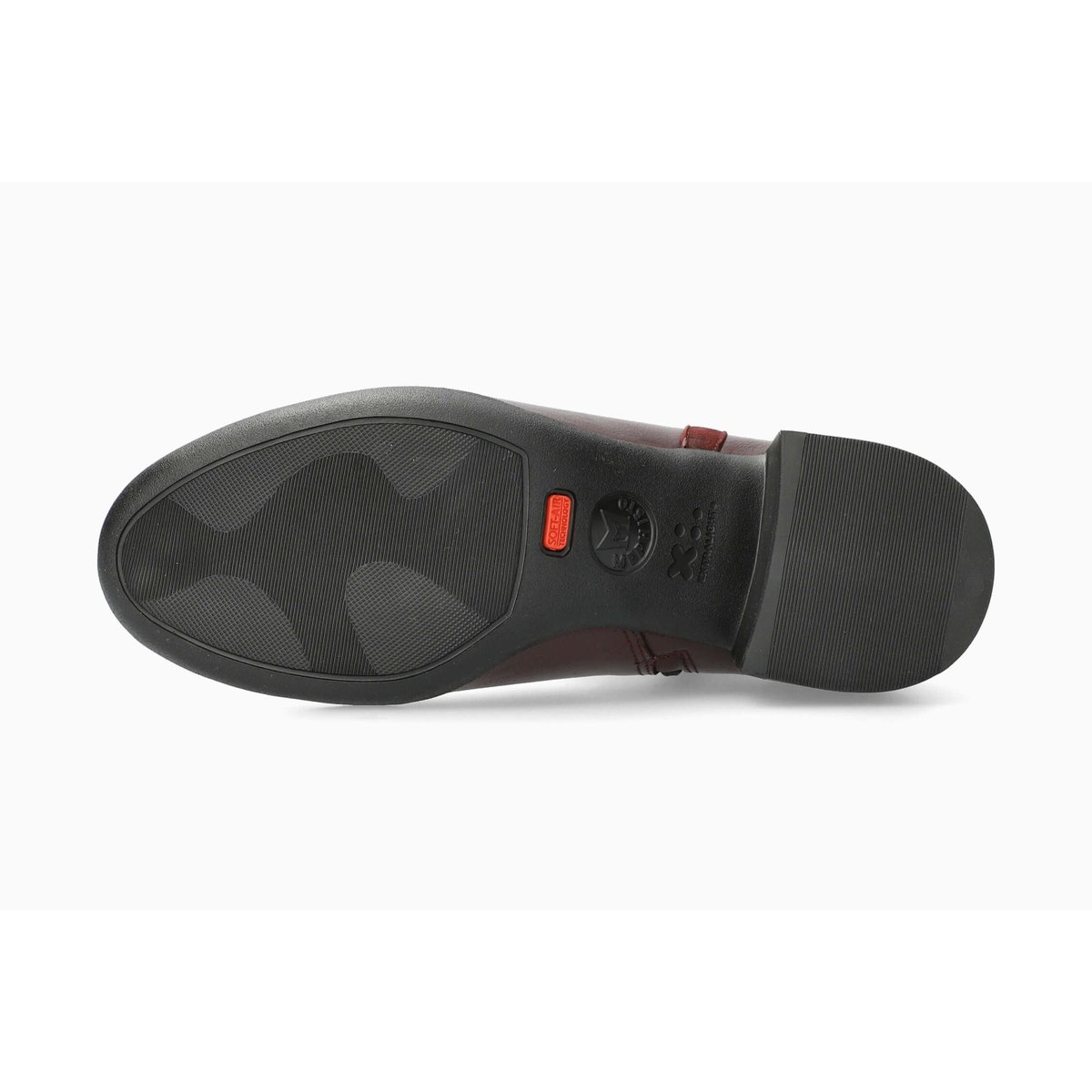 Bottines en cuir ZINA rouge foncé p5150, MEPHISTO