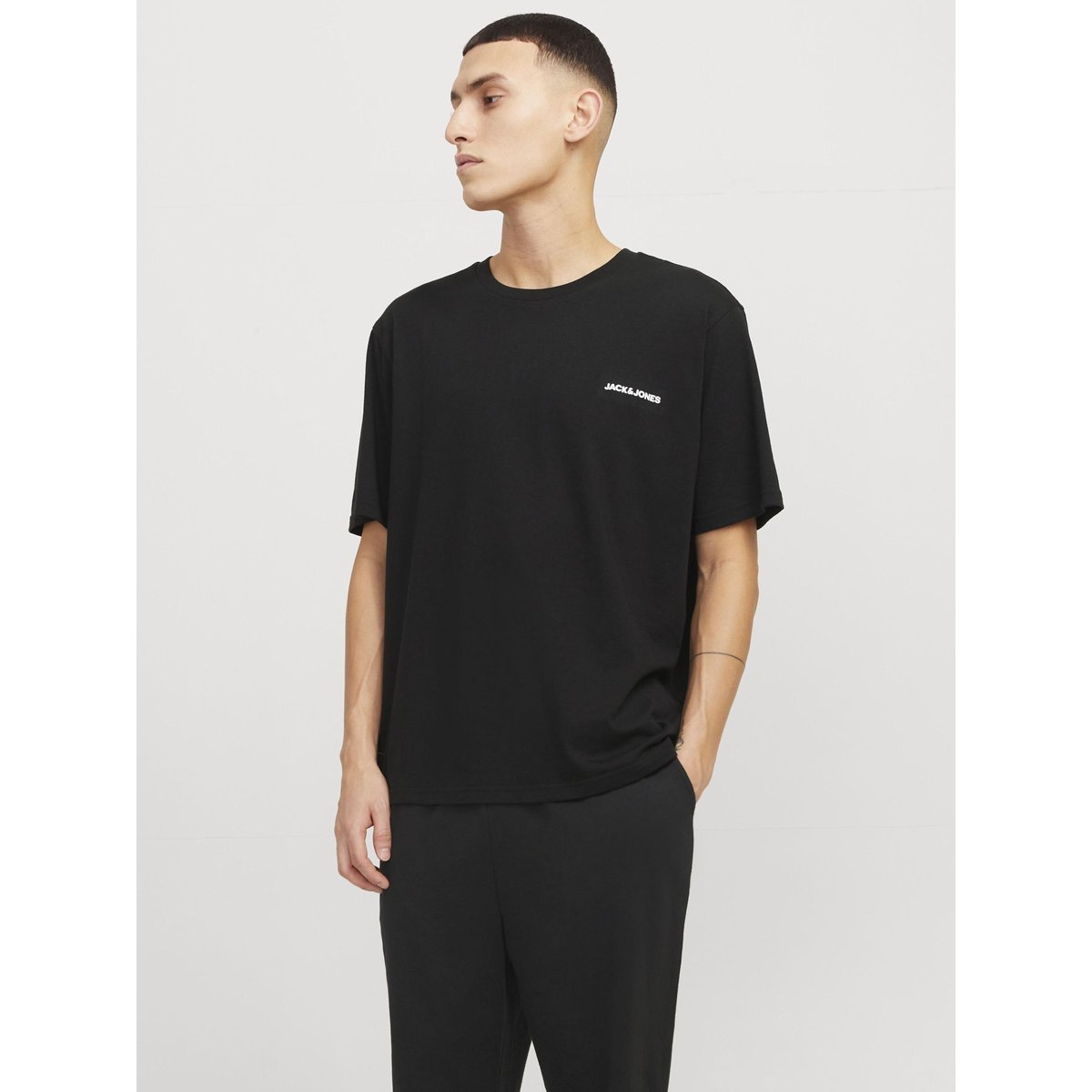 Ensemble Loungewear noire - black, JACK & JONES