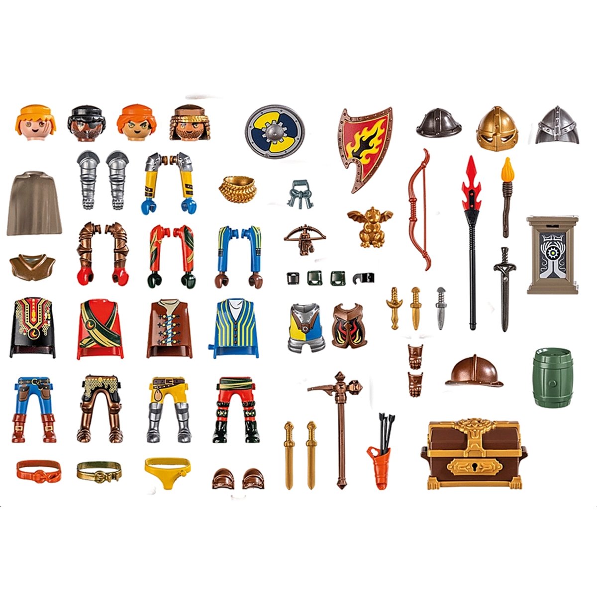 My Figures : Chevaliers multicolore, PLAYMOBIL