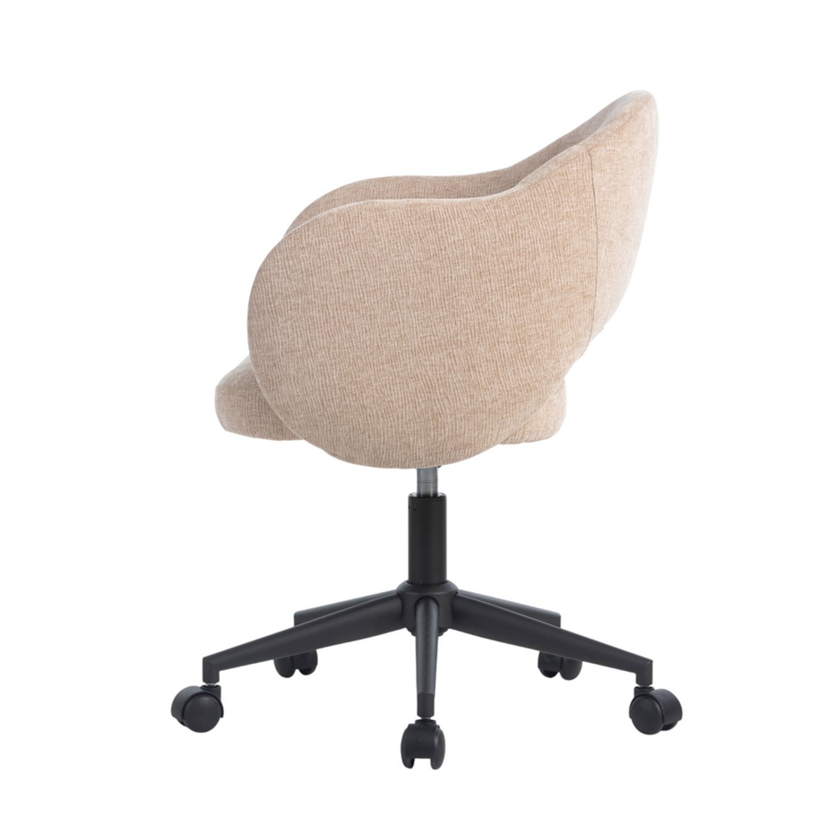 Chaise de bureau reglable tissu sable, ZAGO