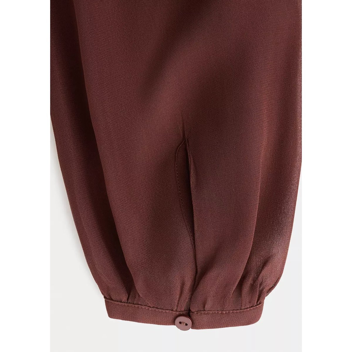 Robe en mousseline bas asymétrique cerise, MANGO