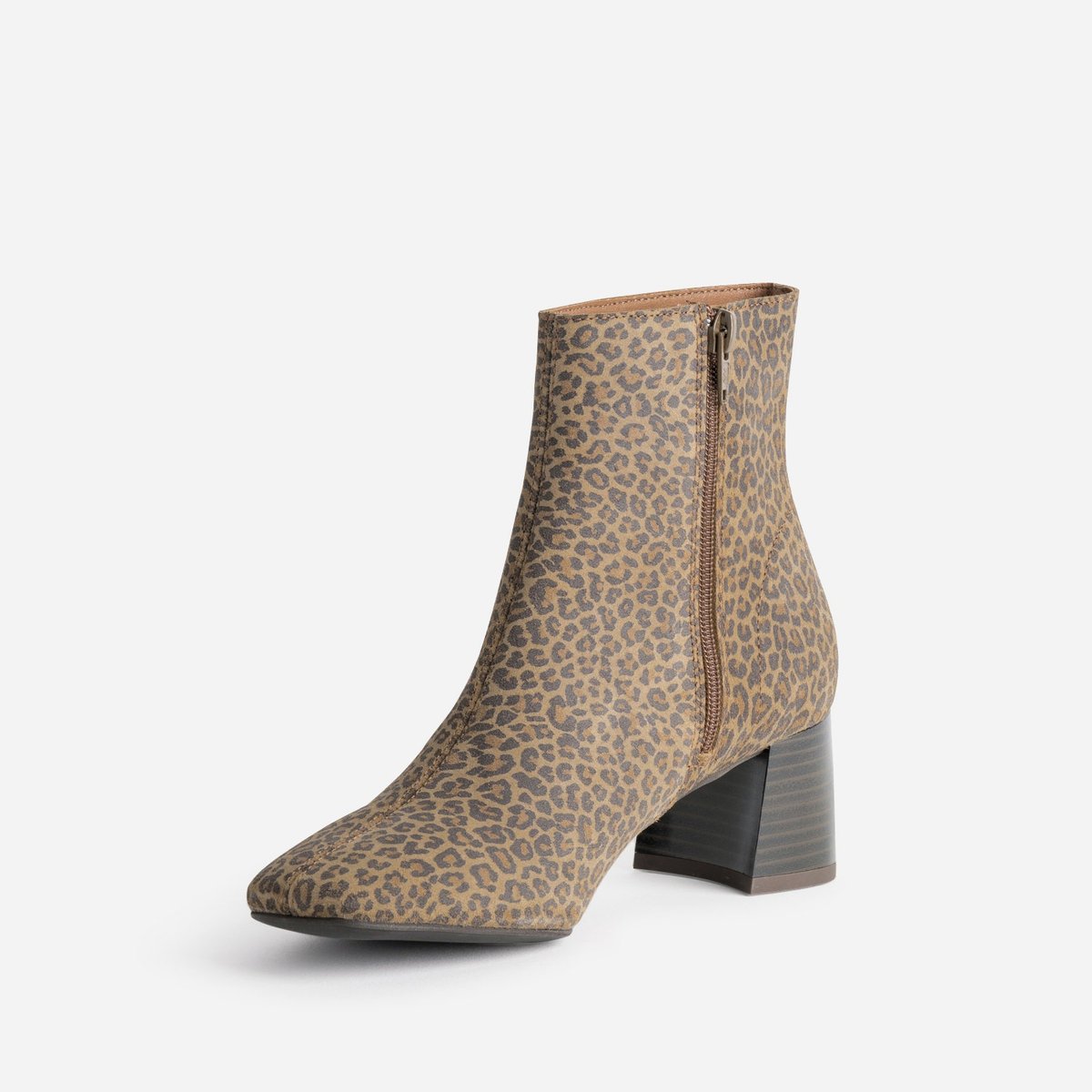 Boots À Talon en cuir NYA leopard, ERAM