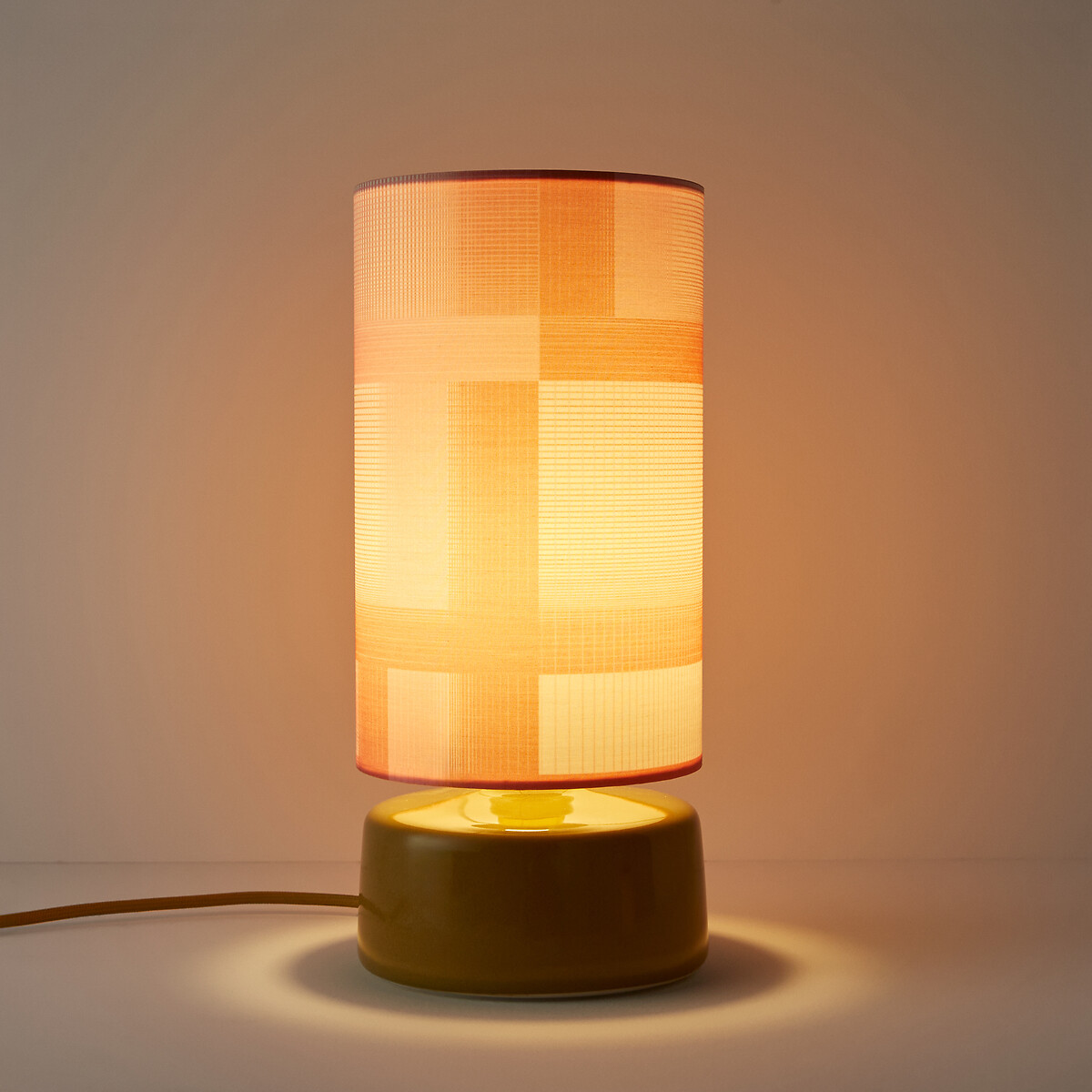Lampe à poser, en céramique, ECHO multicolore, MAPOÉSIE X LA REDOUTE INTÉRIEURS