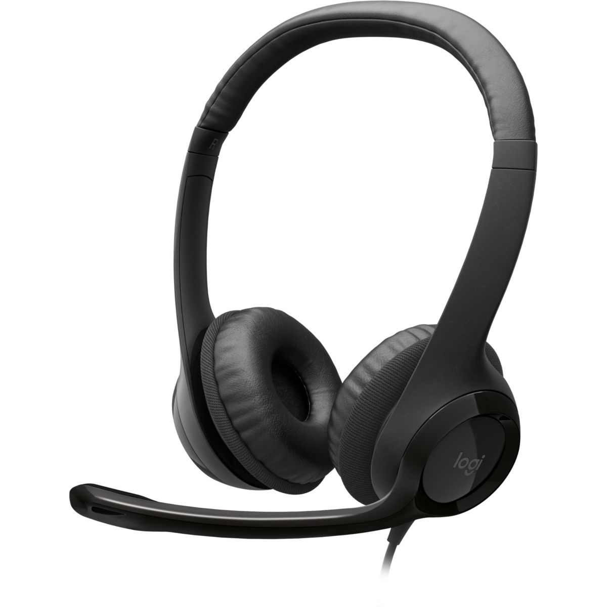 Micro-casque H390 USB stéréo noir, LOGITECH