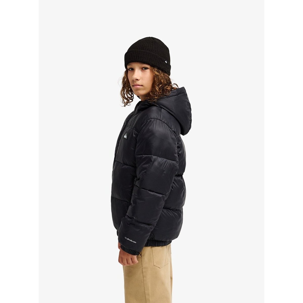 Doudoune à capuche noir, QUIKSILVER