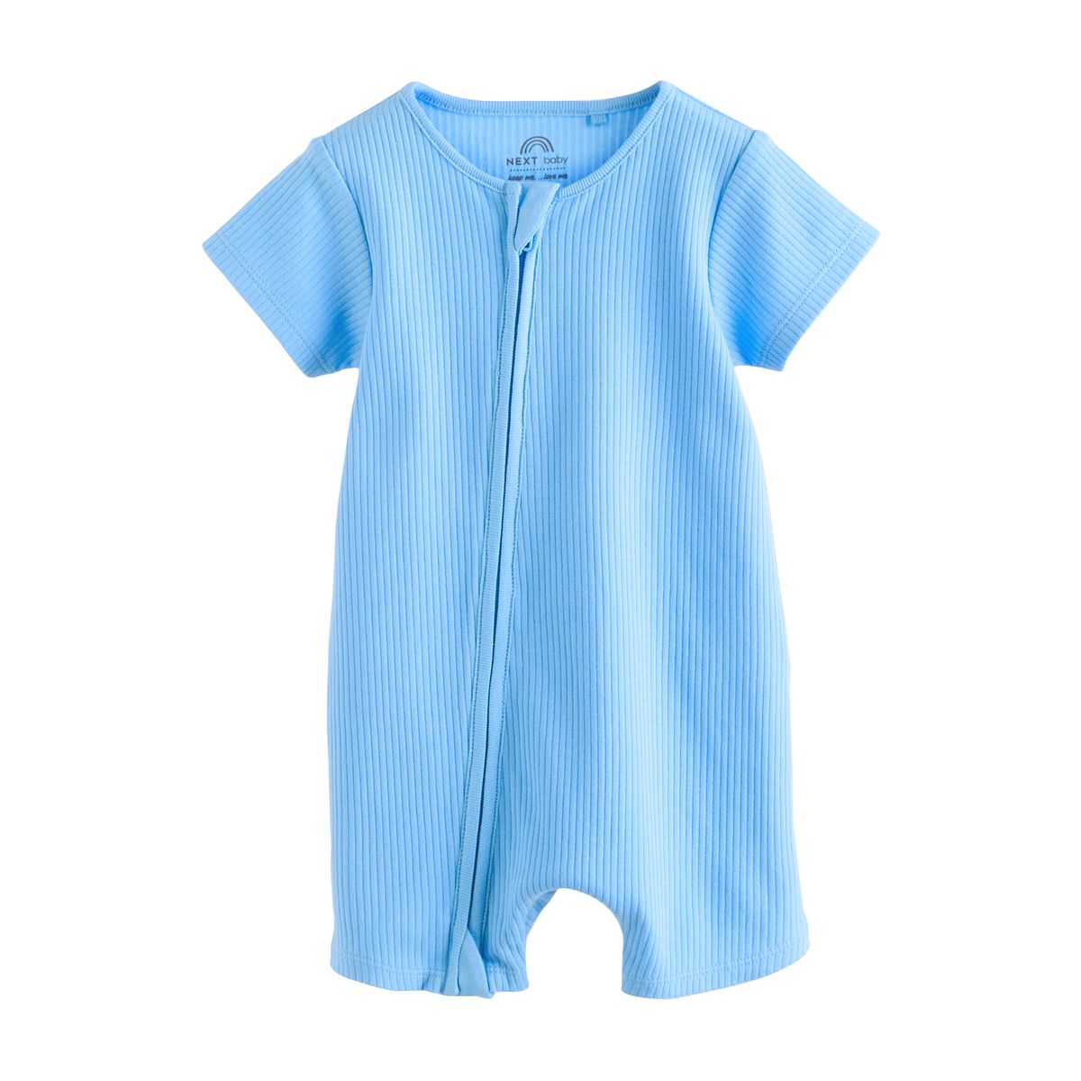 Barboteuse zippée double sens, lot de 3 bleu, NEXT