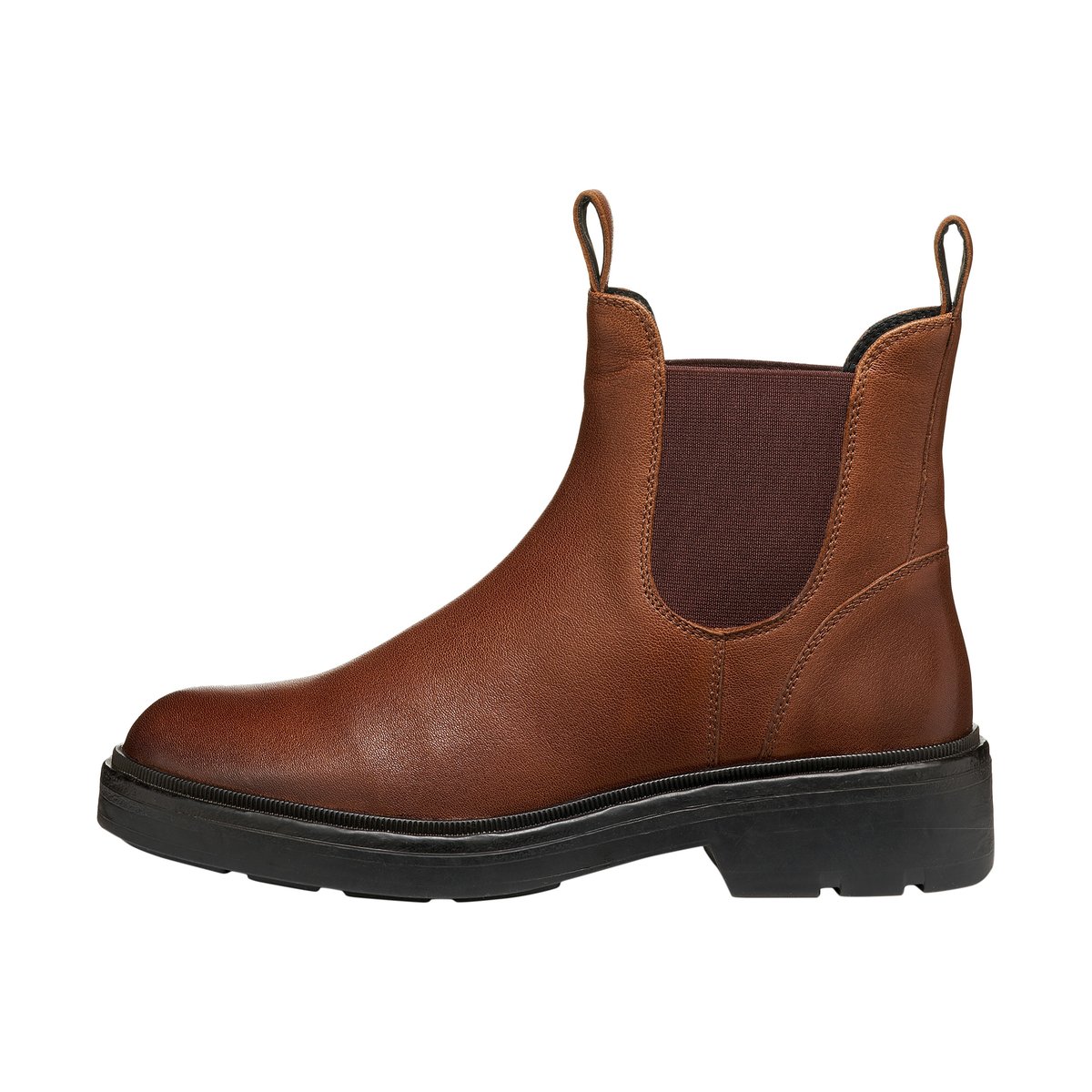 Bottine à Cuir Respira marron, GEOX