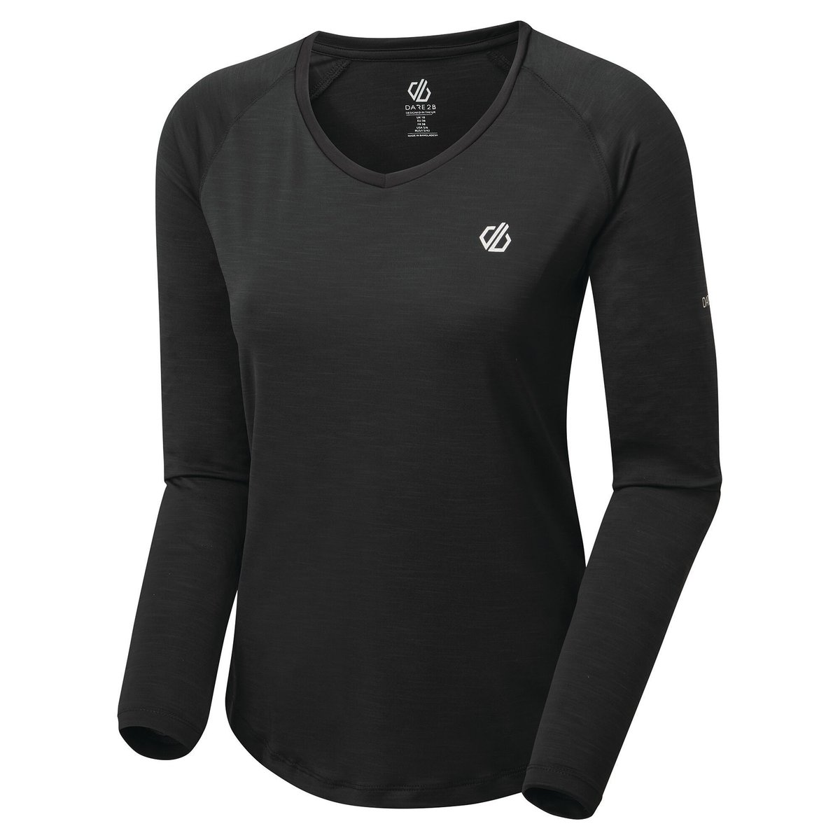 T-shirt de sport manches longues DISCERN noir, DARE 2B
