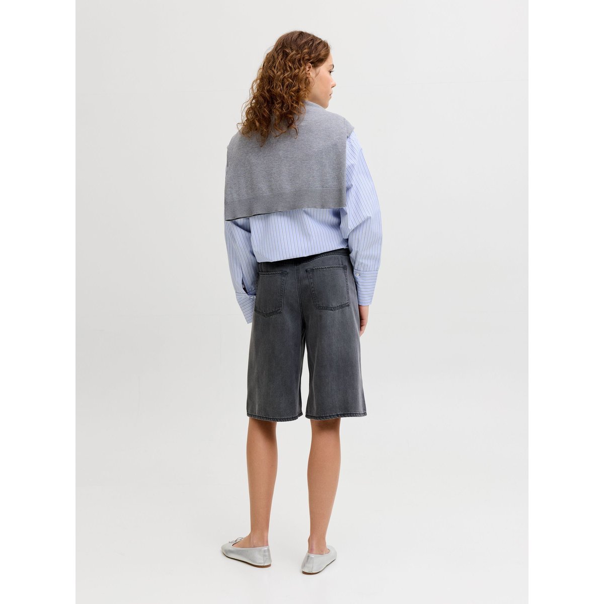Short En Denim grise - medium grey denim 1, JJXX