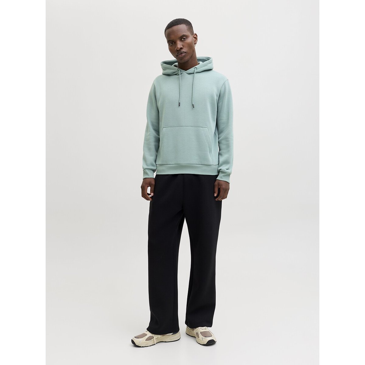 Sweat à capuche Bradley vert d'eau, JACK & JONES