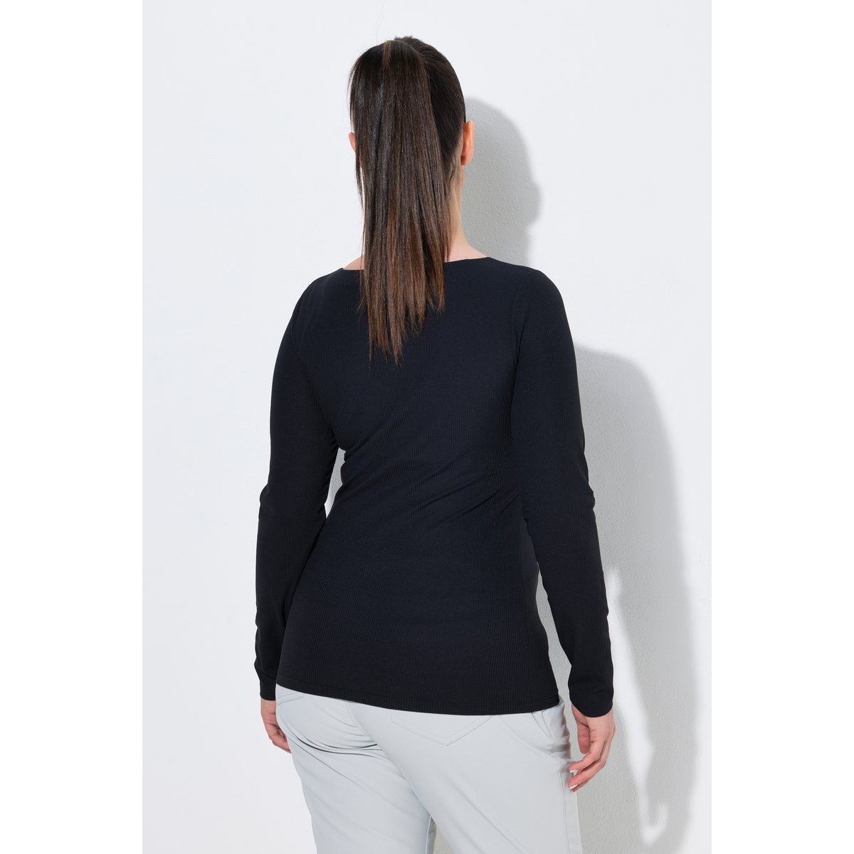 T-shirt avec soutien-gorge noir, ULLA POPKEN