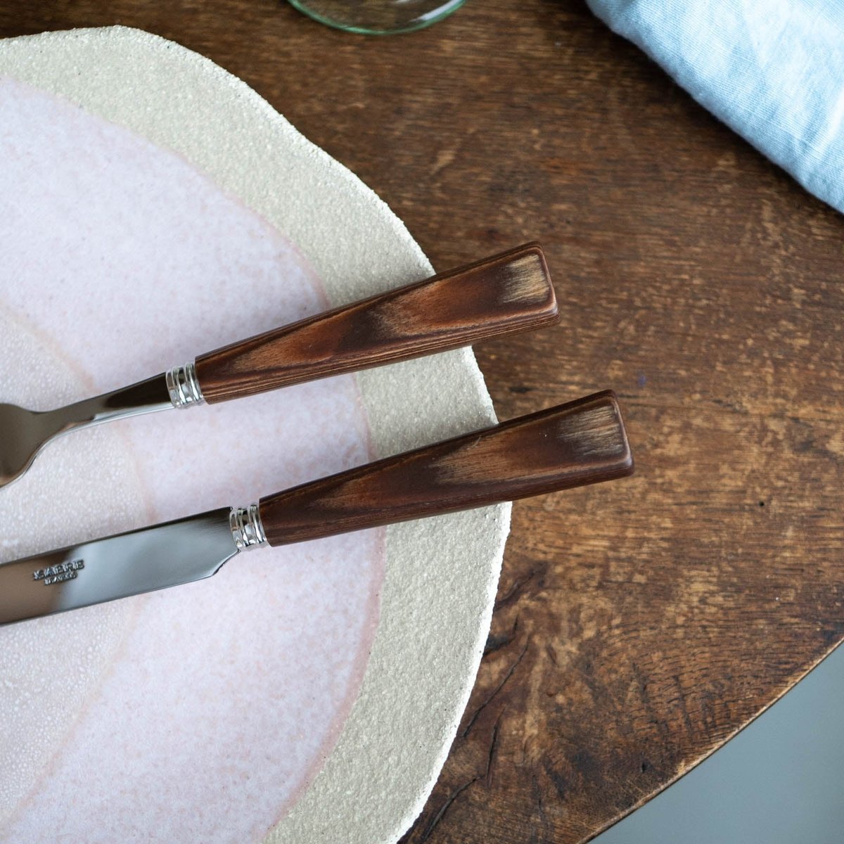 Couteau de table, Nature bois stratifié clair, SABRE