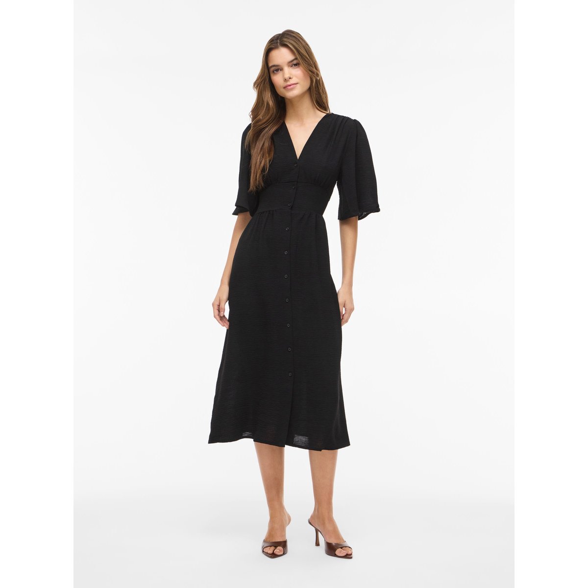 Robe Mi-Longue noir - black1, VILA