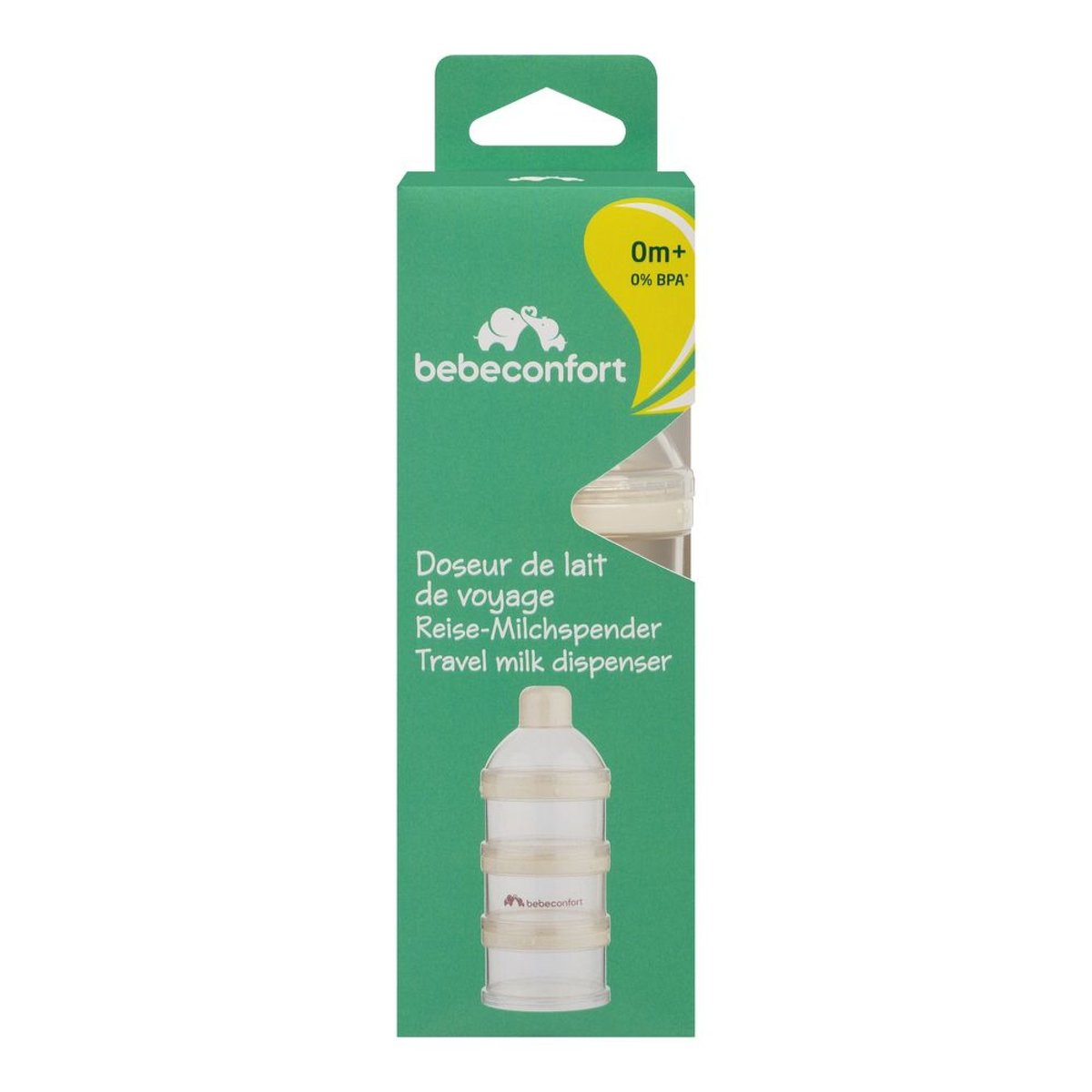 Boîte doseuse de lait Funny Friends couleur unique, BEBECONFORT