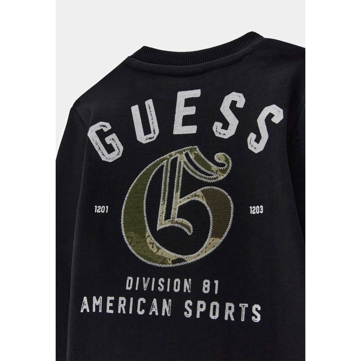 Sweatshirt Avec Logo Ours Imprimé noir, GUESS KIDS
