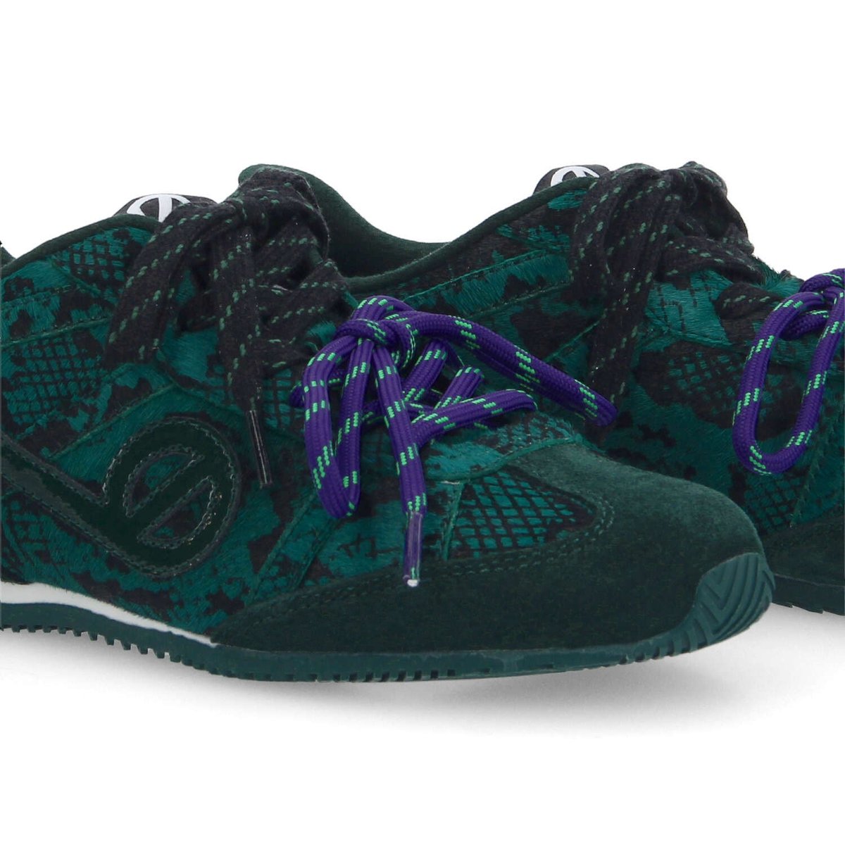 EVO RUN W SNAKE KISS ÉMERAUDE - Collier orné de Cristaux Swarovski® inclus vert, NO NAME