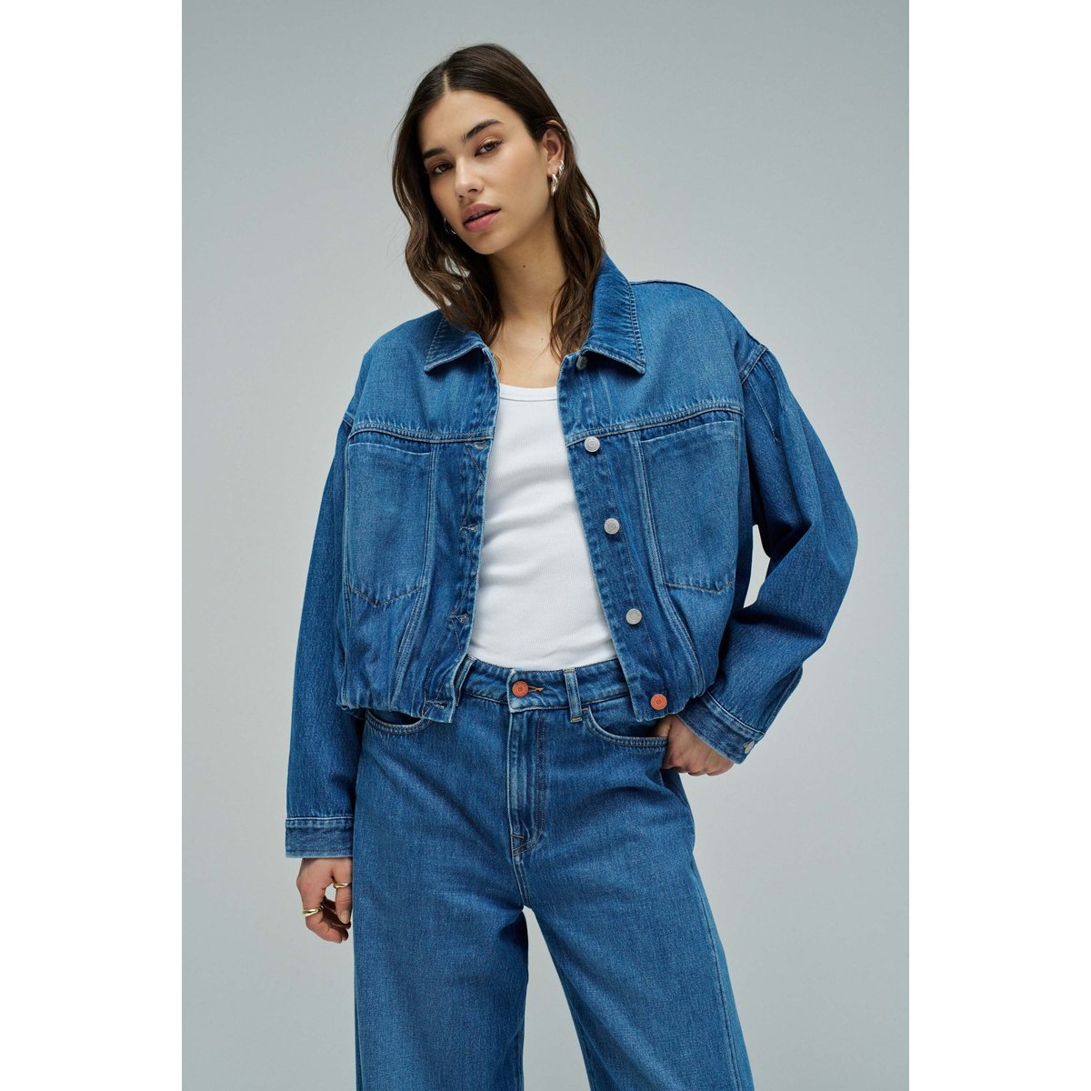 VESTE DENIM AKA CORLEONE bleu, SALSA JEANS