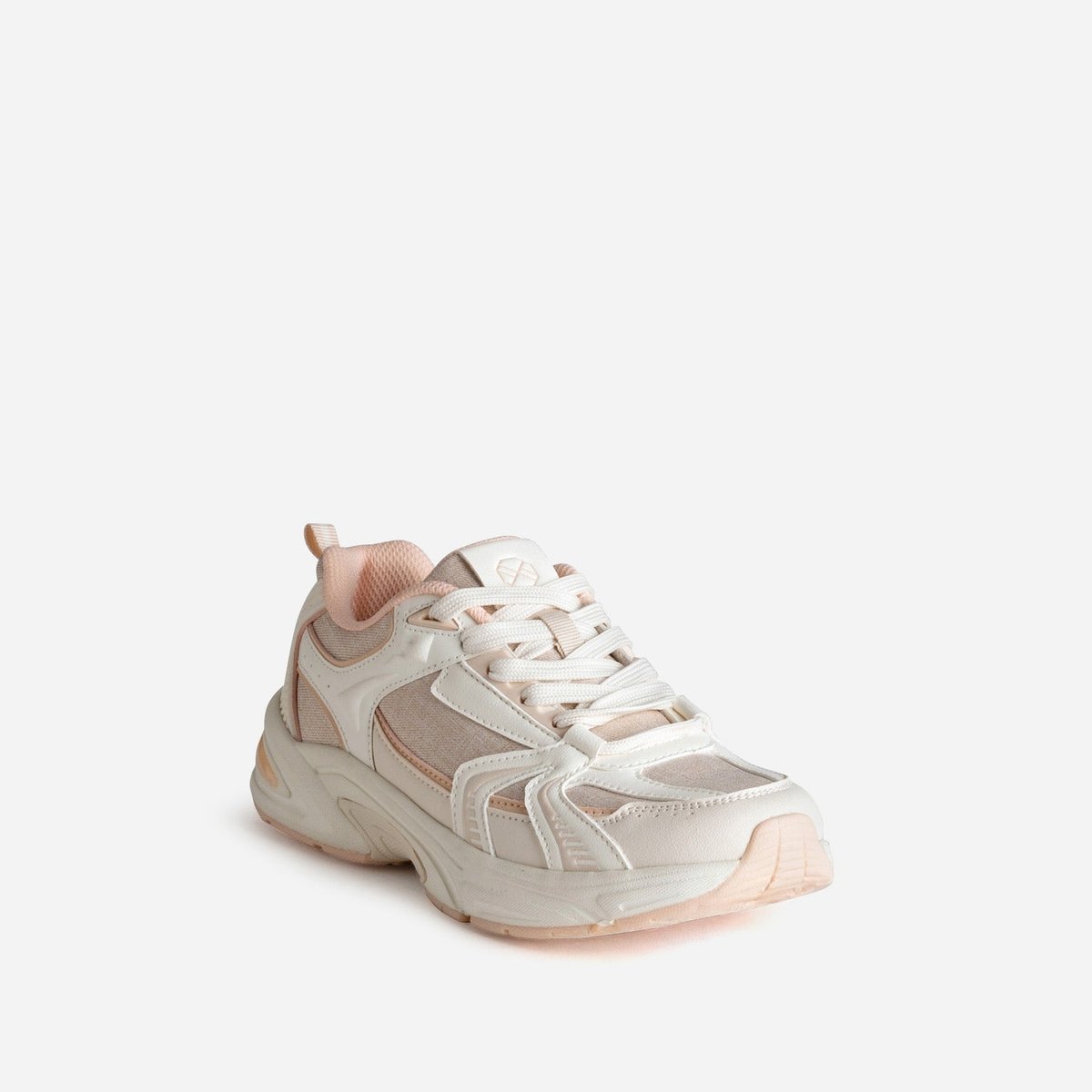 Basket PHOEBE. blanc/rose, ERAM