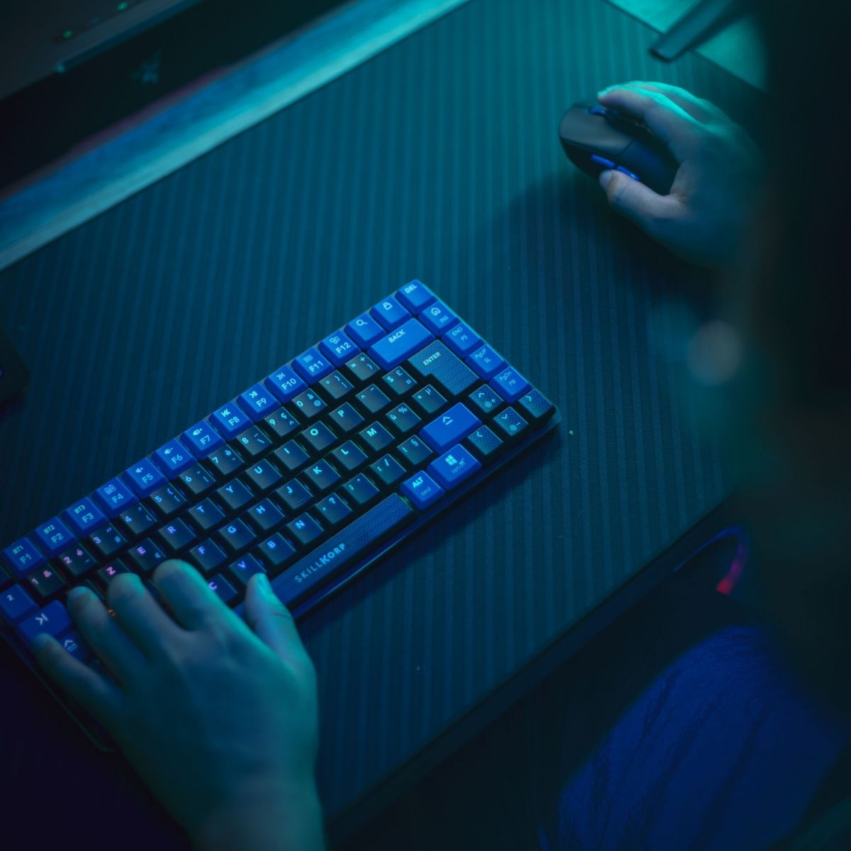 Clavier gamer sans fil K20 Ultimate couleur unique, SKILLKORP