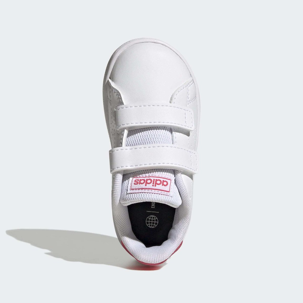 Baskets Advantage cloud white / real pink / core black, ADIDAS SPORTSWEAR